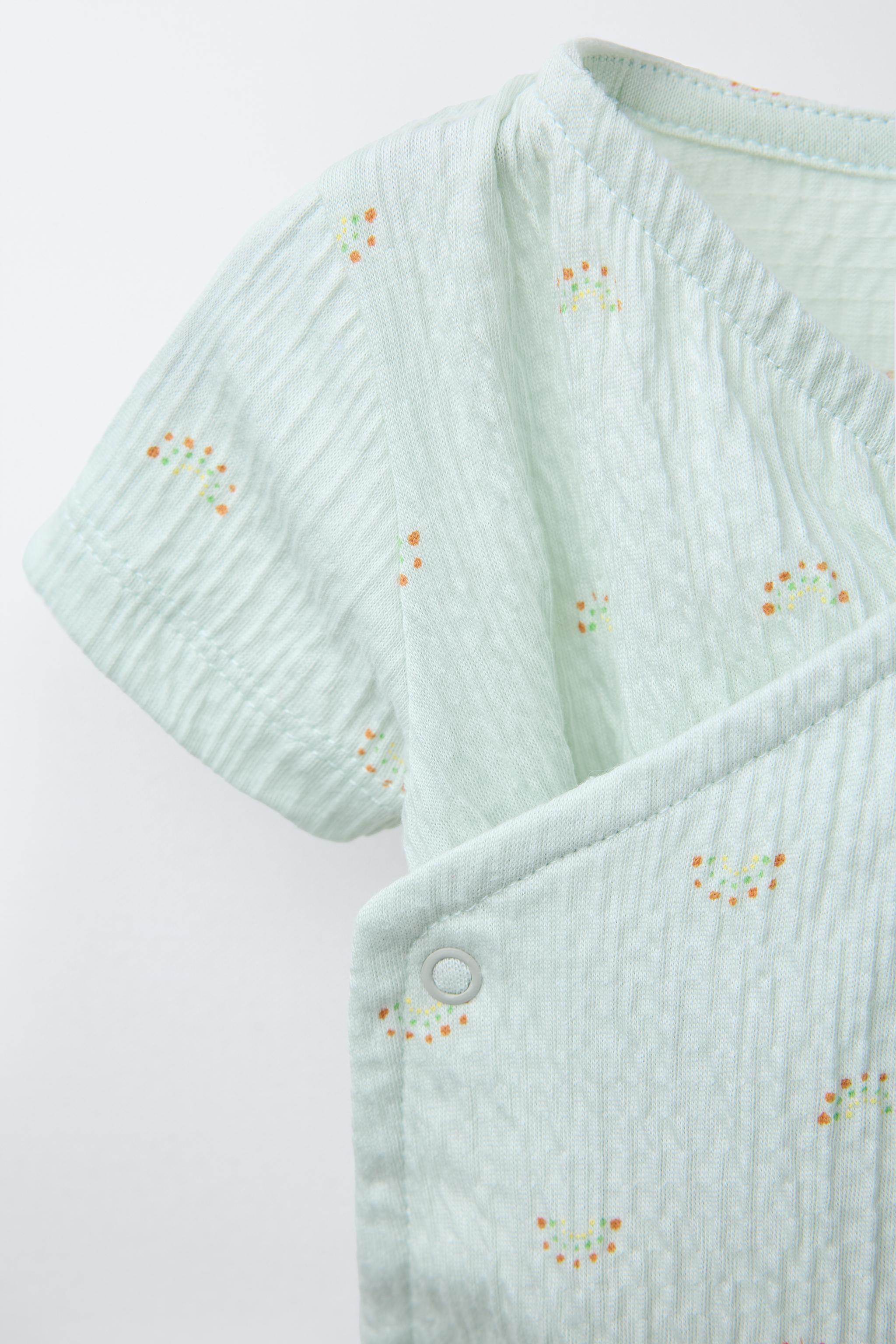 RAINBOW TEXTURED WRAP BODYSUIT