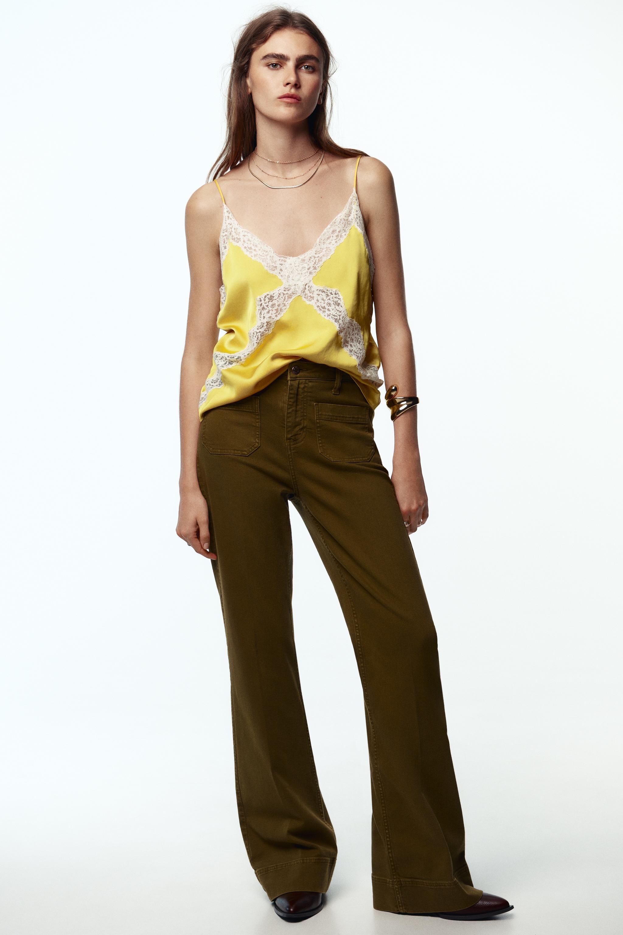 Z1975 HIGH-WAISTED PATCH POCKET JEANS