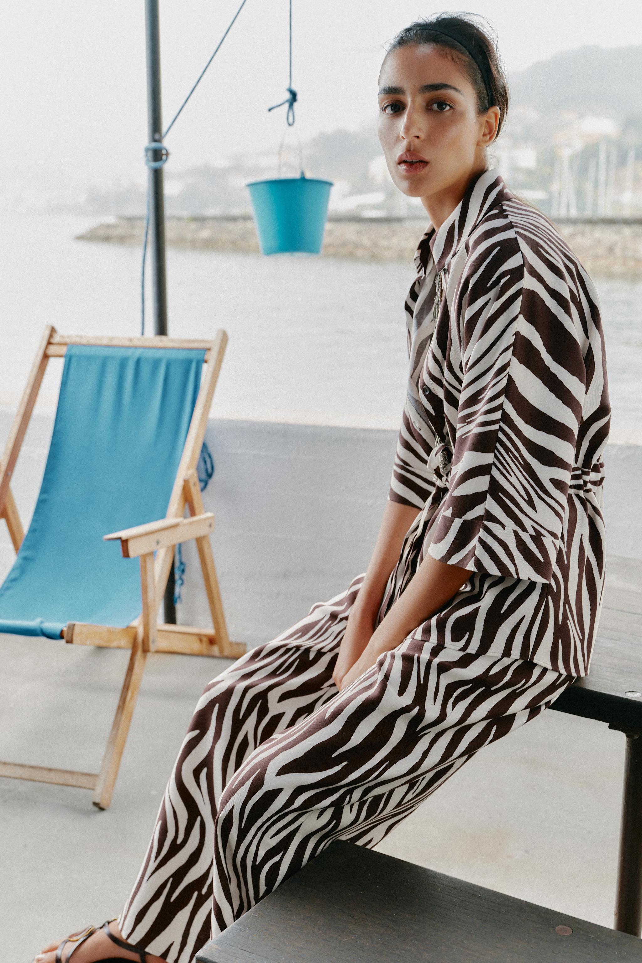 ANIMAL PRINT SAFARI SHIRT