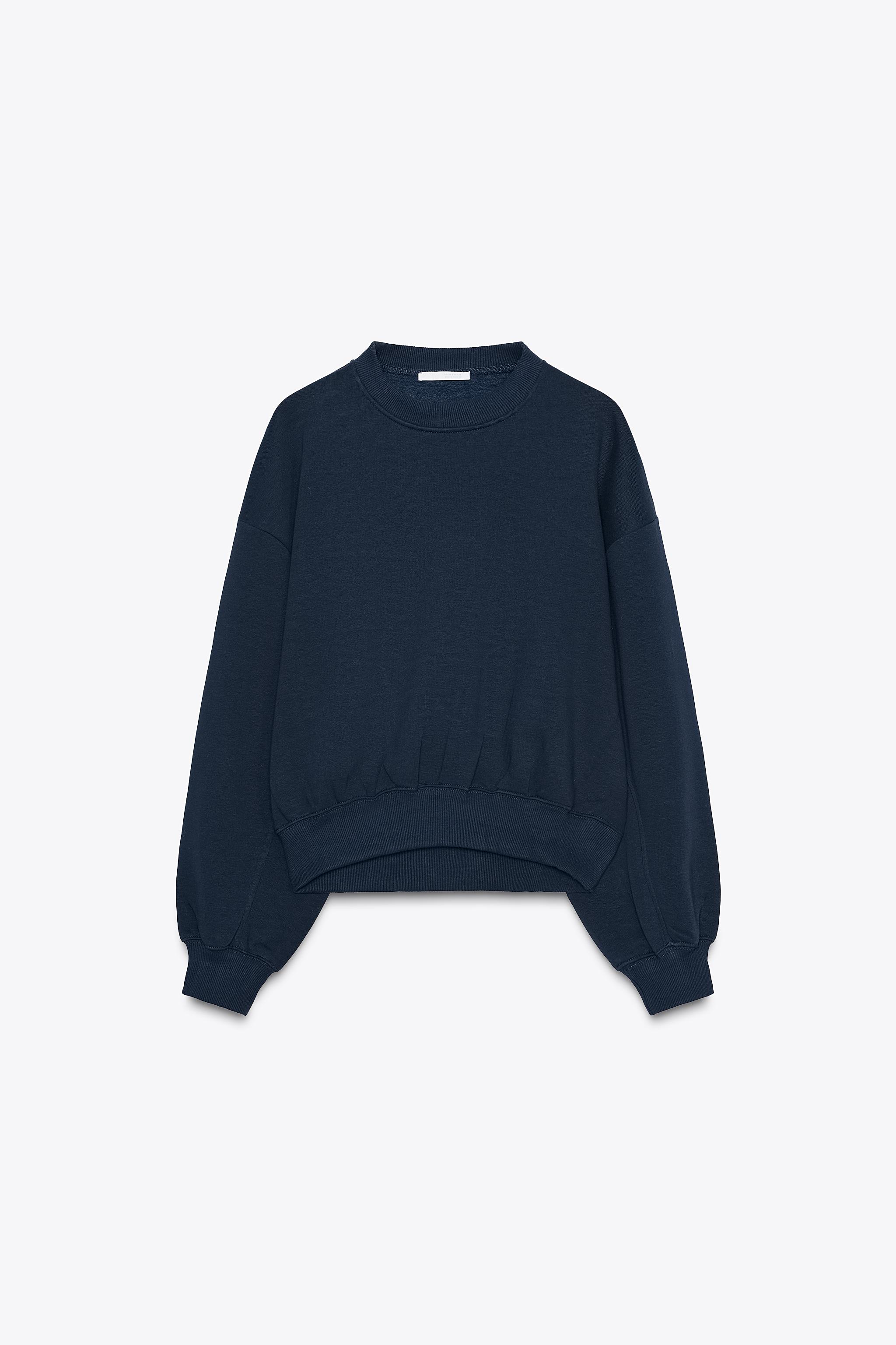 BASIC PLUSH SWEATSHIRT
