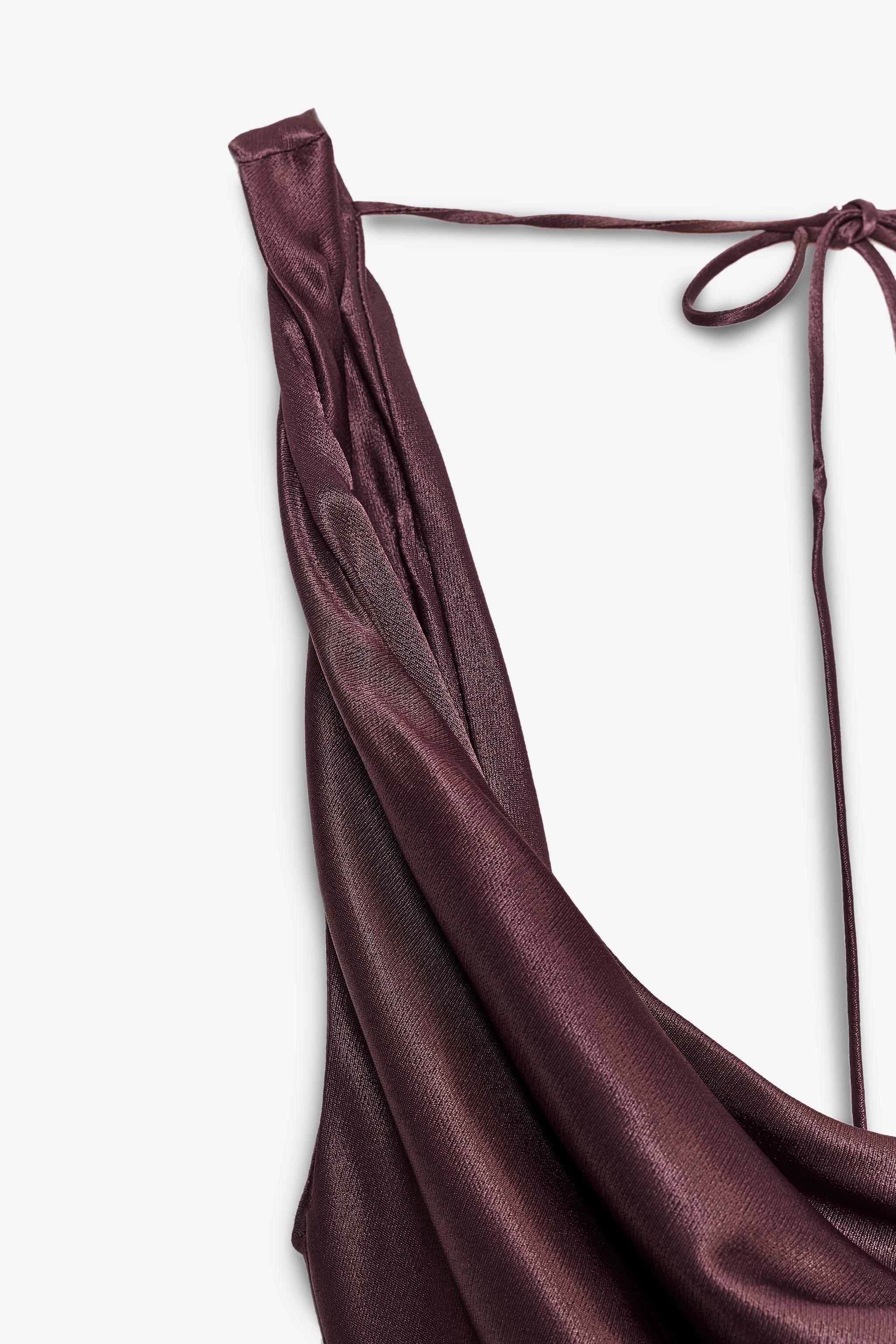 ZW COLLECTION SATIN LONG DRESS