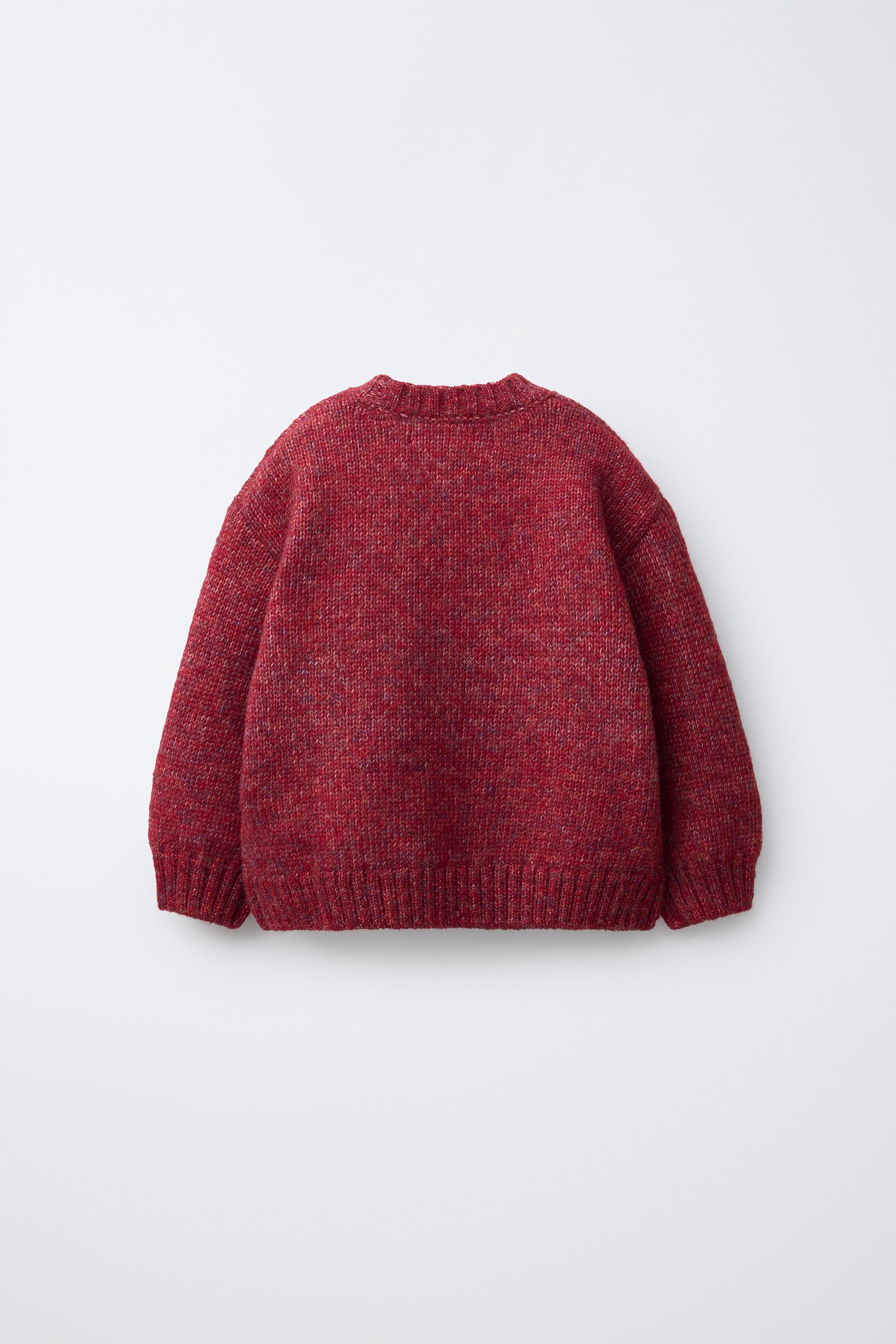 PLAIN WOOL KNIT SWEATER