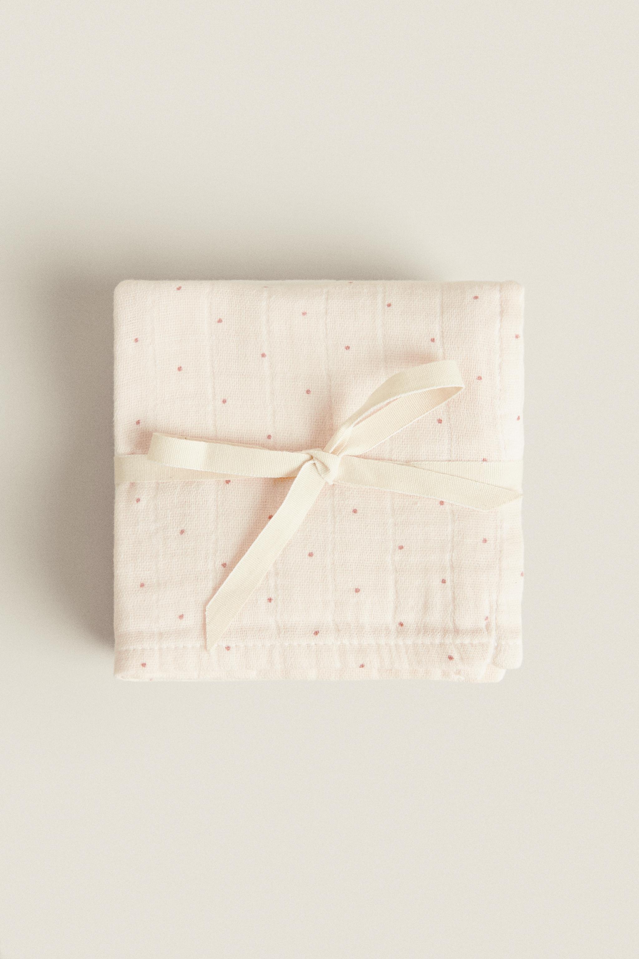 PACK OF CHILDREN’S MULTICOLORED MUSLIN CLOTHS (PACK OF 3)