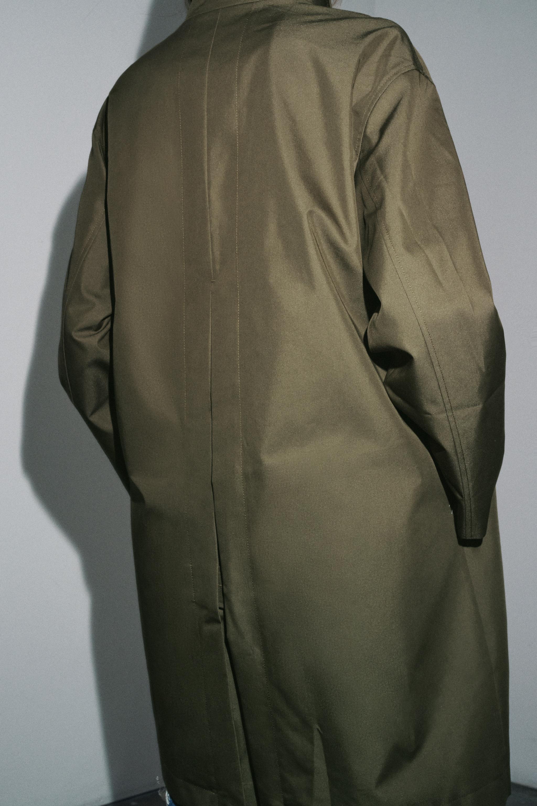 MINIMAL WATER REPELLENT TRENCH COAT ZW COLLECTION