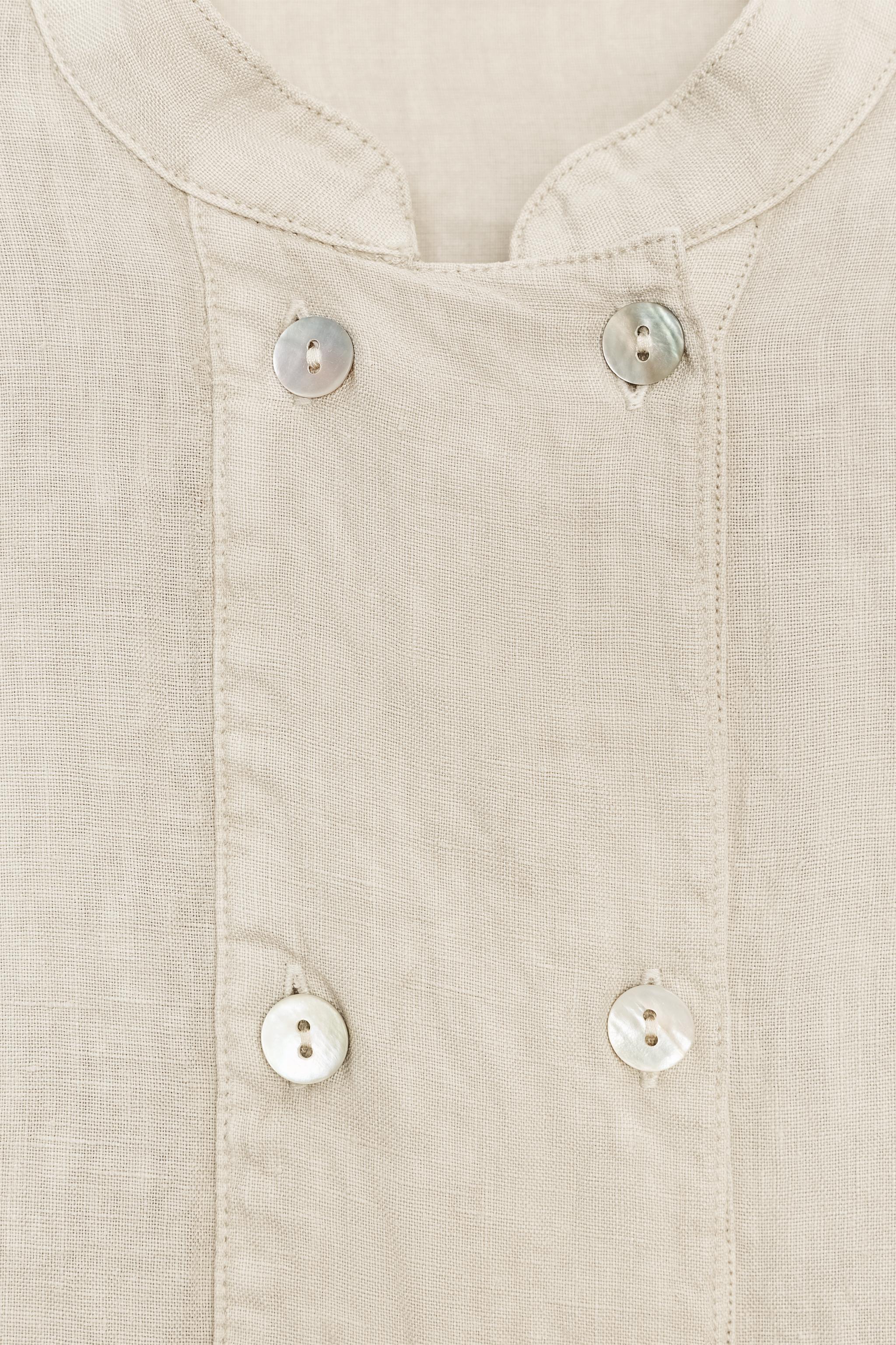 100% LINEN OVERSHIRT ZW COLLECTION