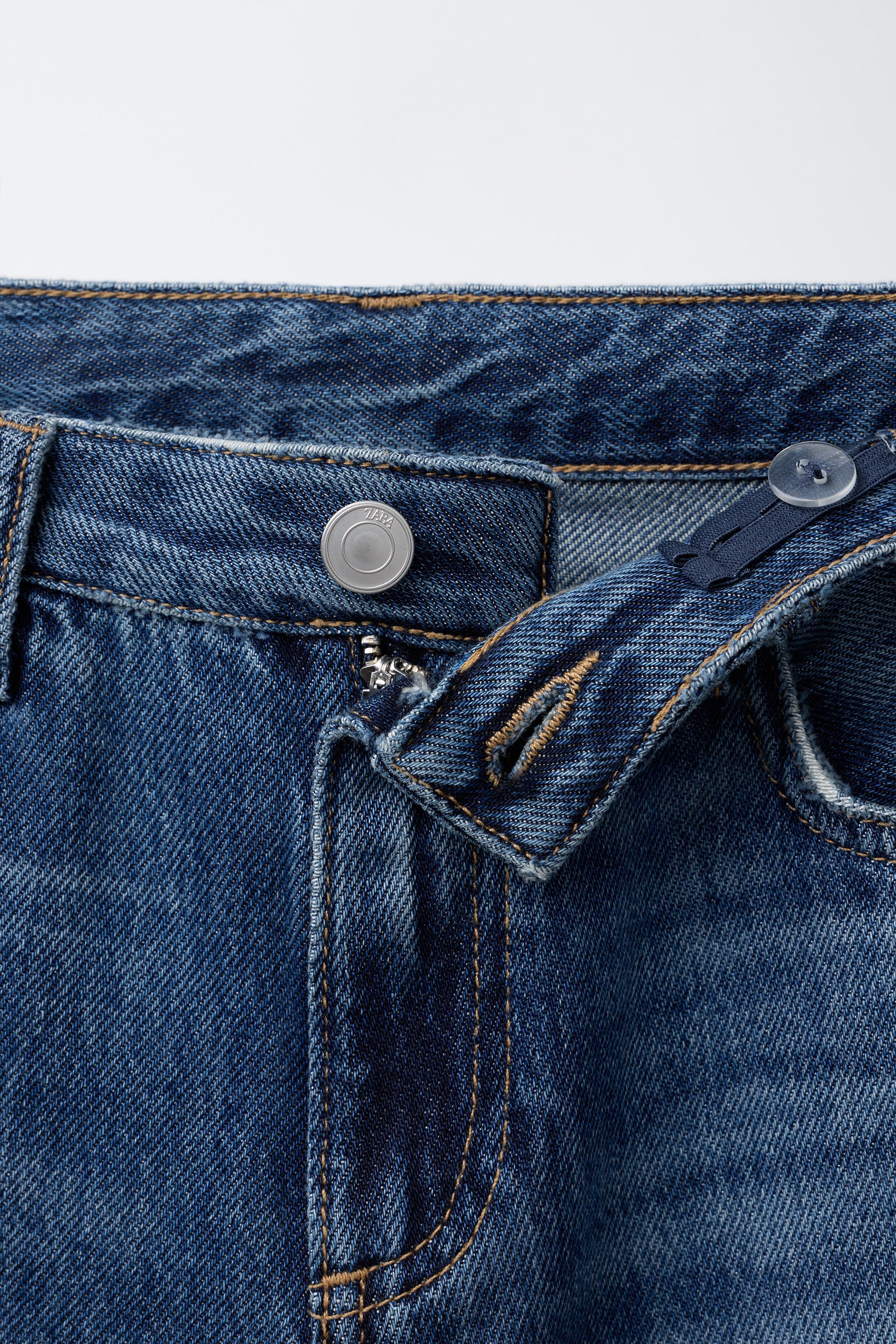 RIPPED WIDE LEG JEANS