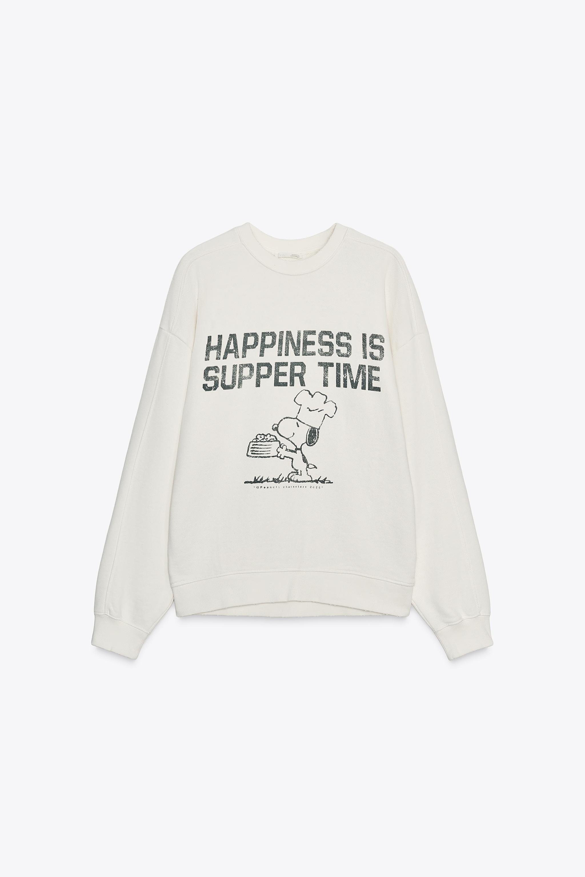 SNOOPY PEANUTS™ WASHED EFFECT SWEATSHIRT
