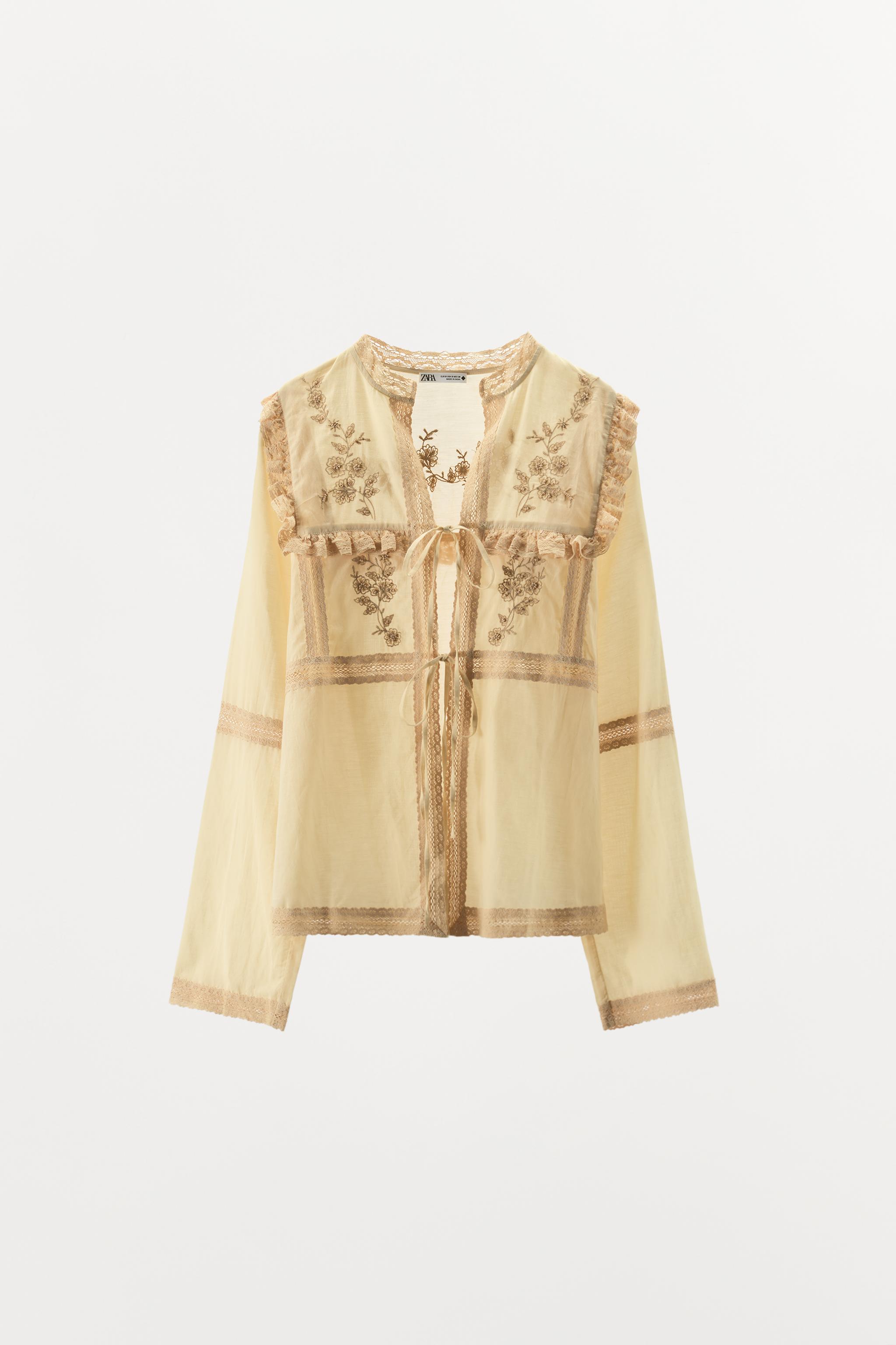 EMBROIDERED LACE BLOUSE LIMITED EDITION