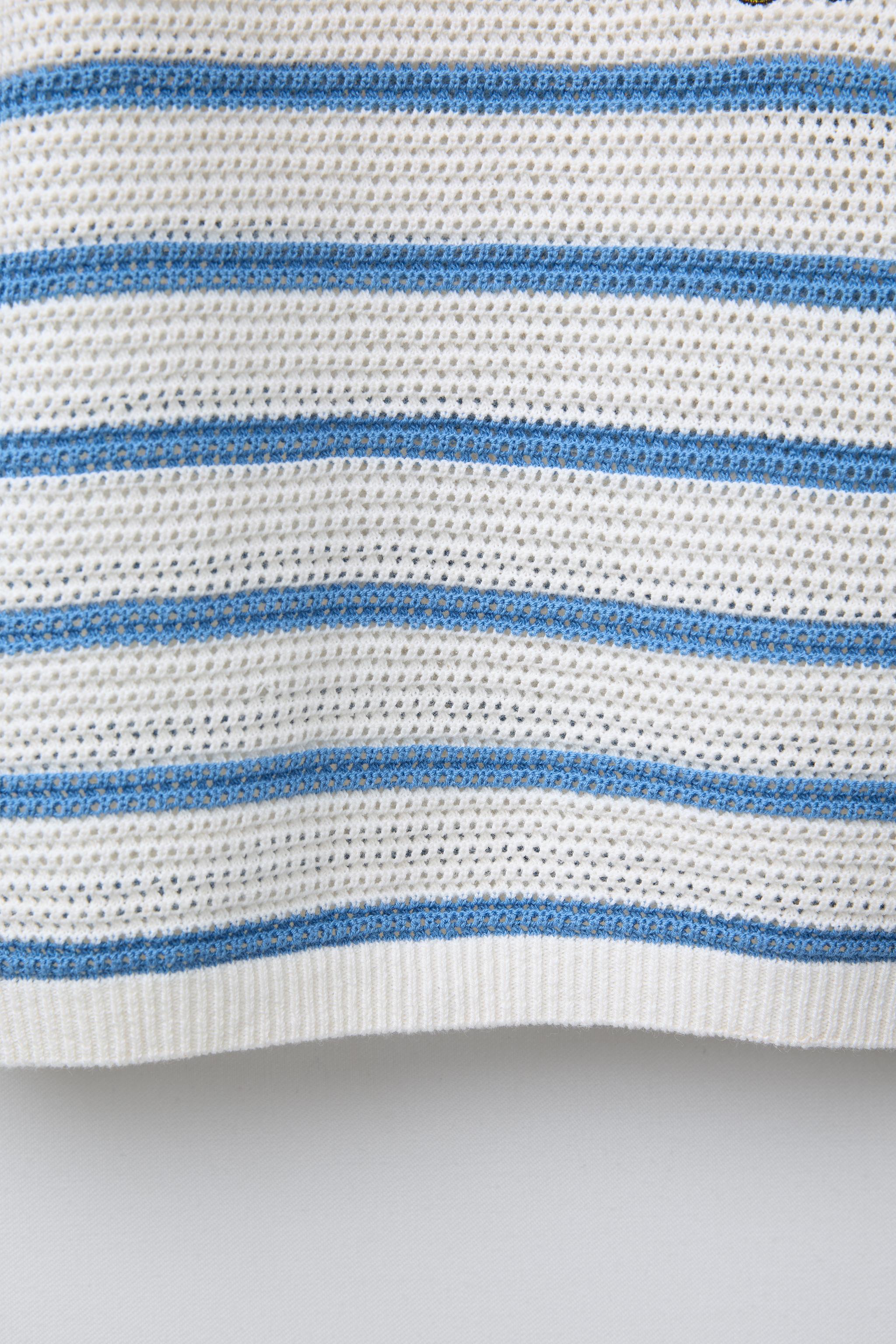 MICKEY MOUSE © DISNEY KNIT COTTON LINEN POLO SHIRT