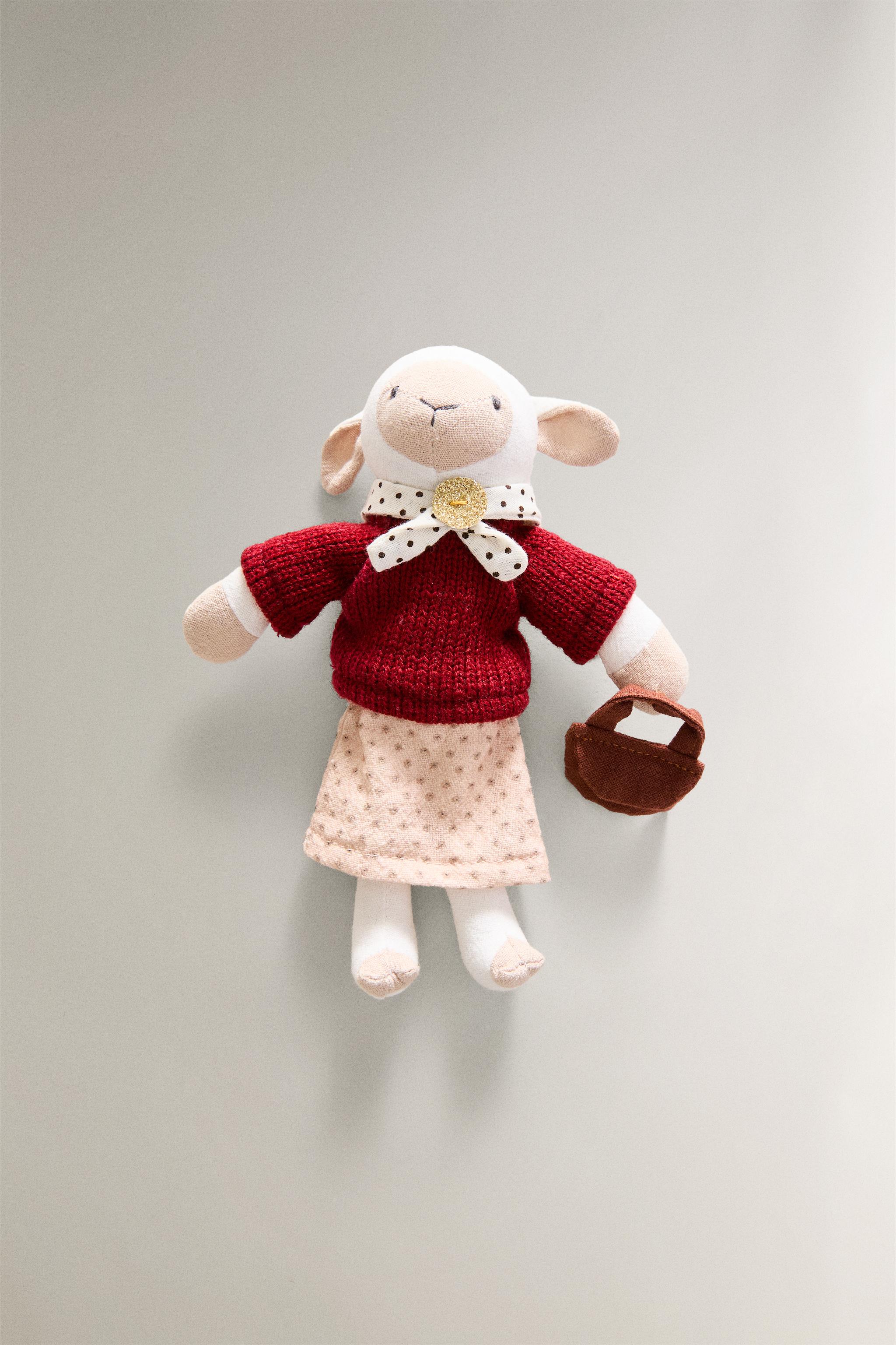 CHILDREN’S SHEEP FAMILY PLUSH TOY SET (SET OF 3)