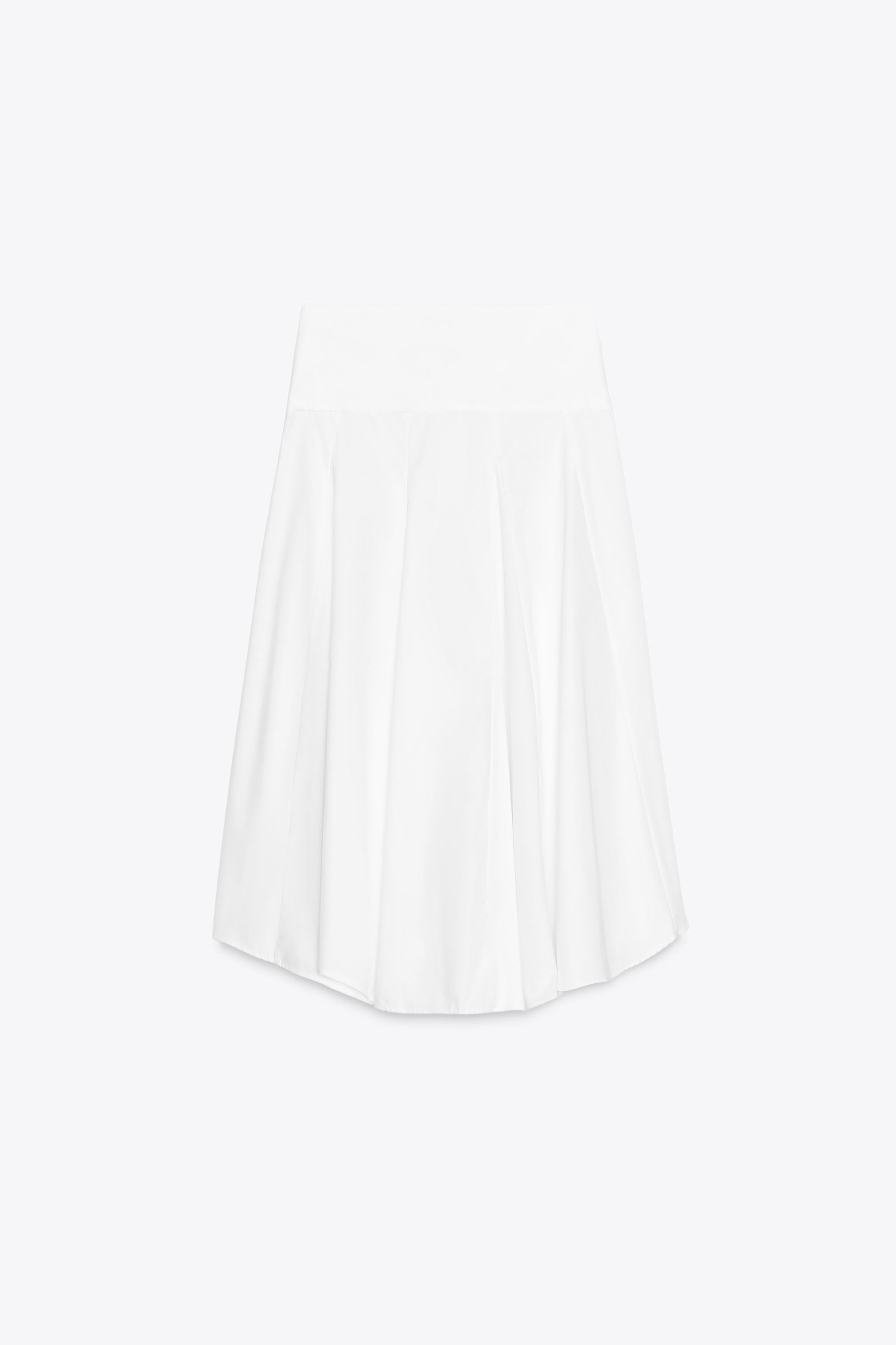 ASYMMETRIC MIDI SKIRT