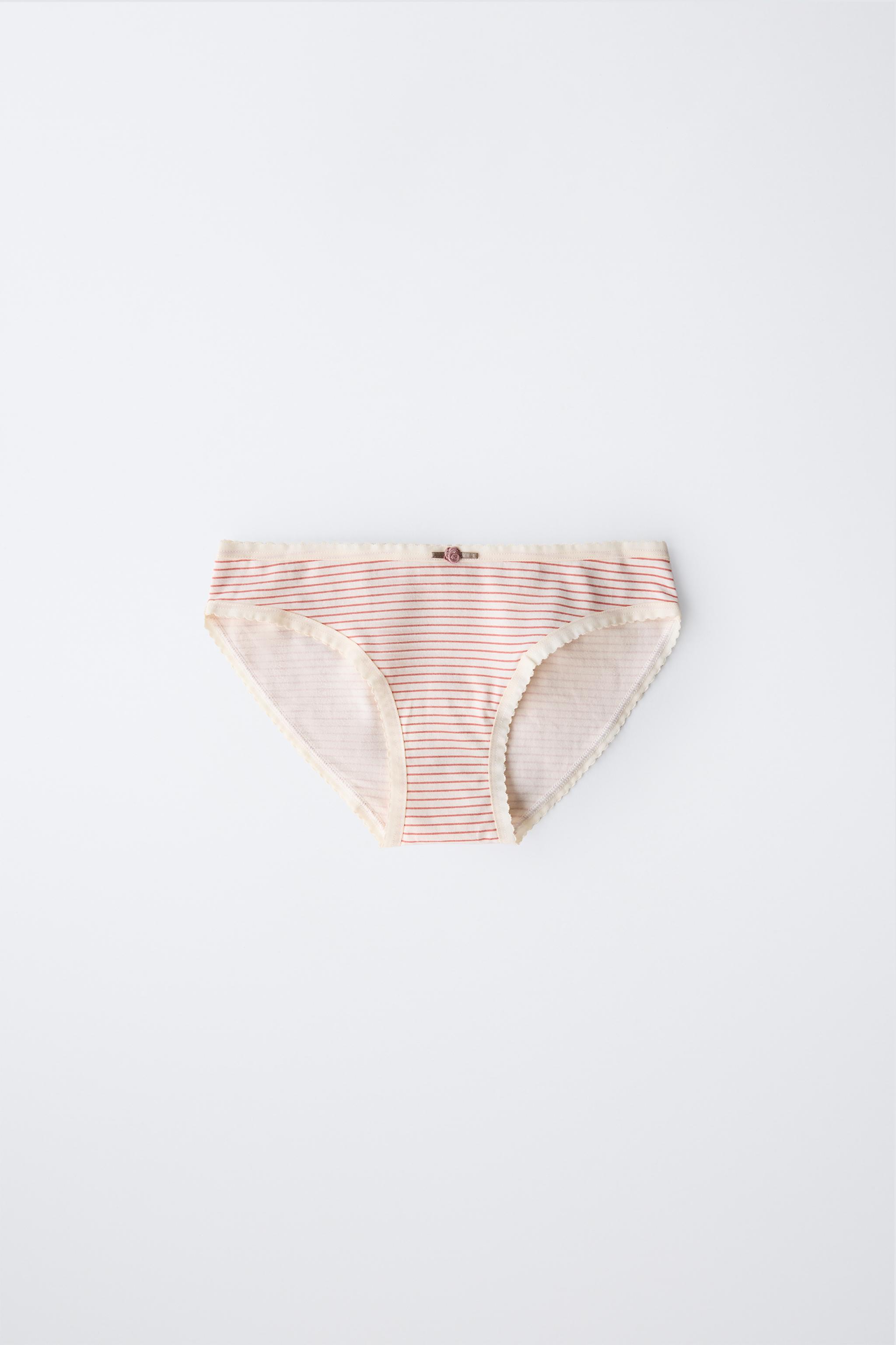 6-14 YEARS/ SIX-PACK OF FLORAL UNDERWEAR