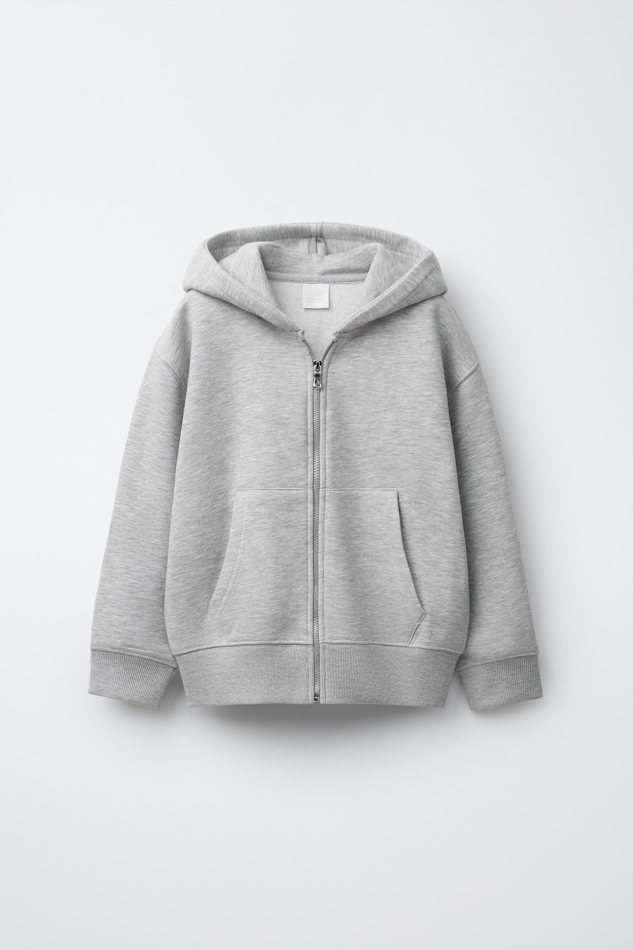BASIC ZIP SWEATSHIRT