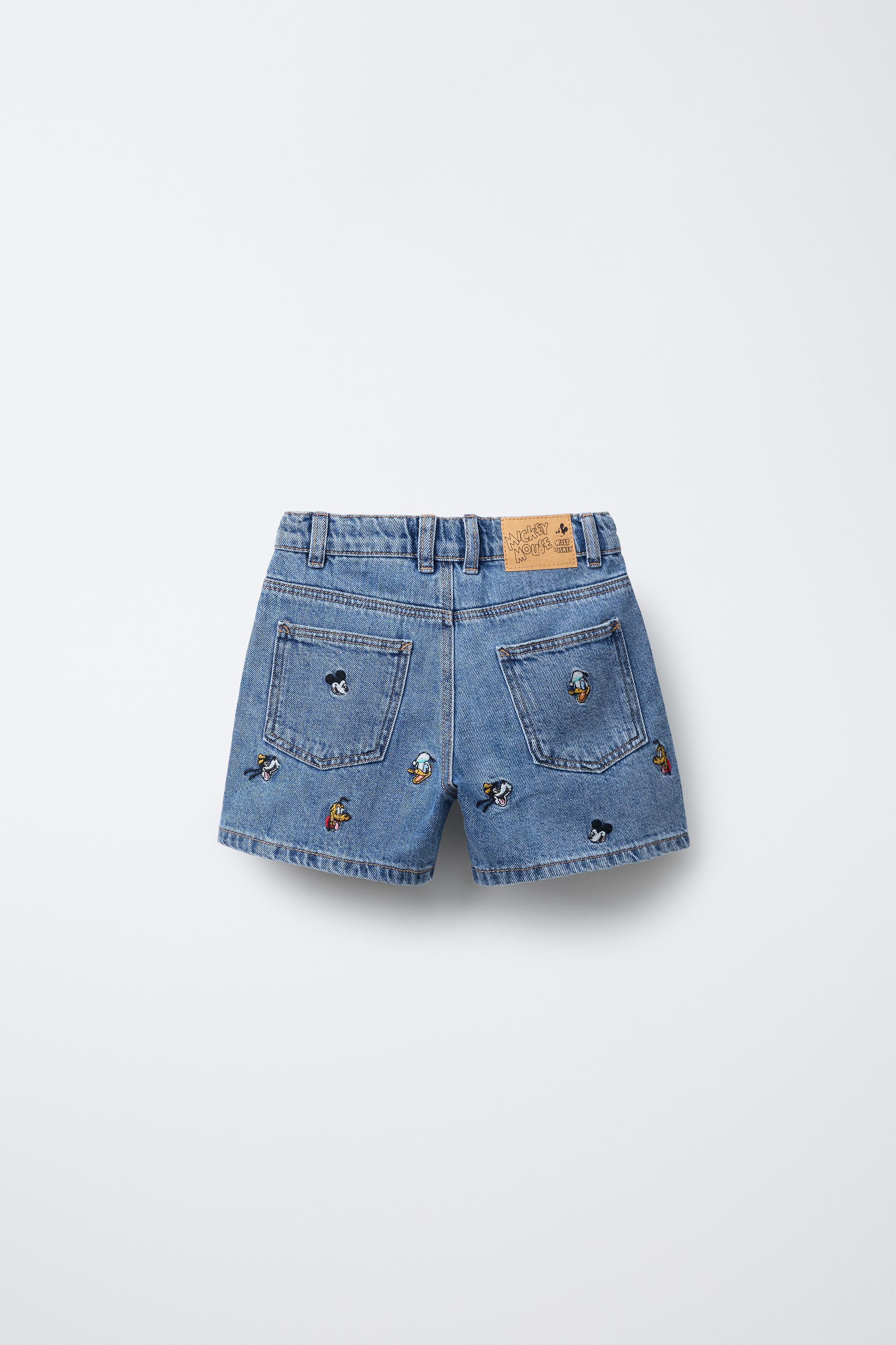 MICKEY MOUSE AND FRIENDS © DISNEY DENIM BERMUDA SHORTS