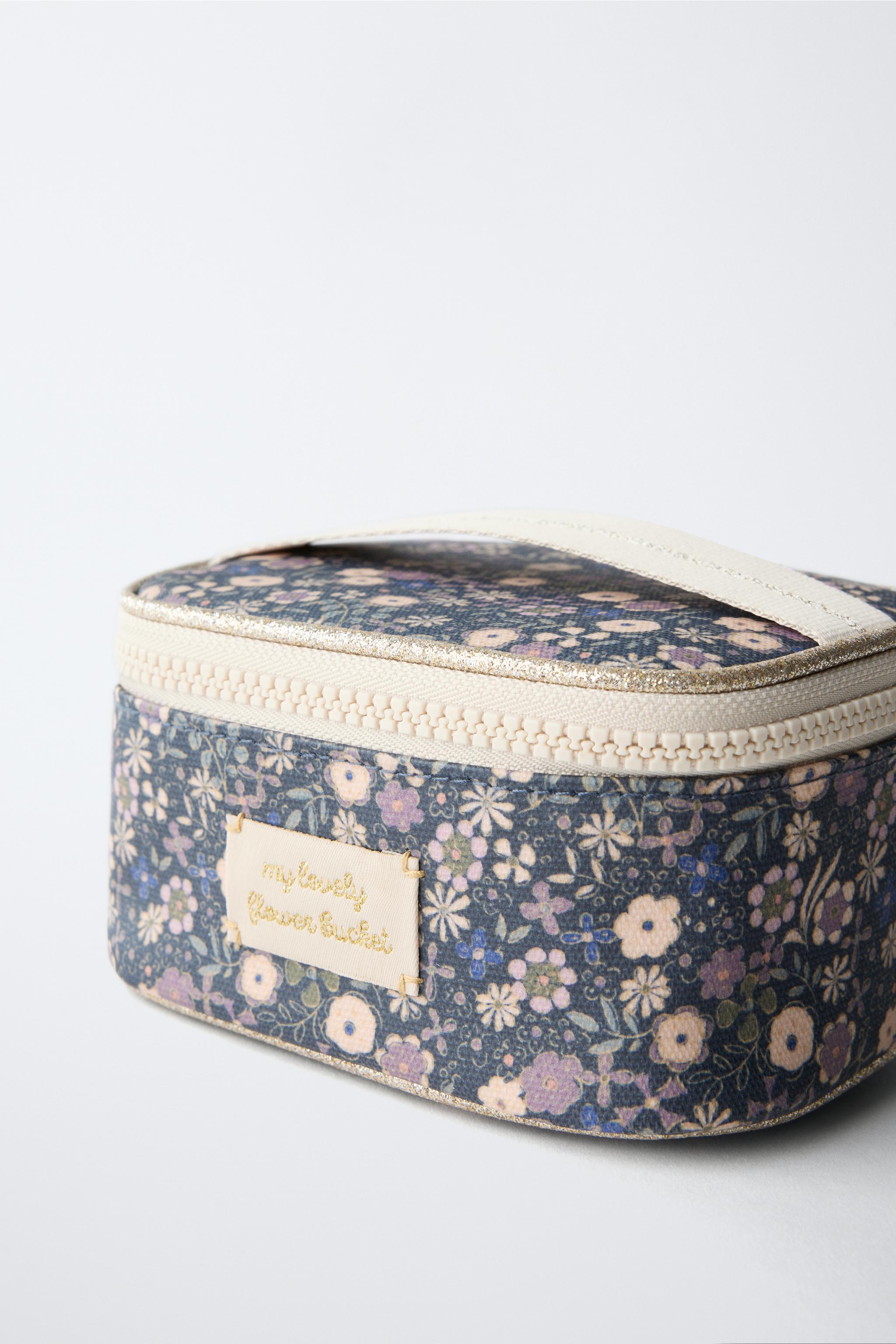 FLORAL TOILETRY BAG