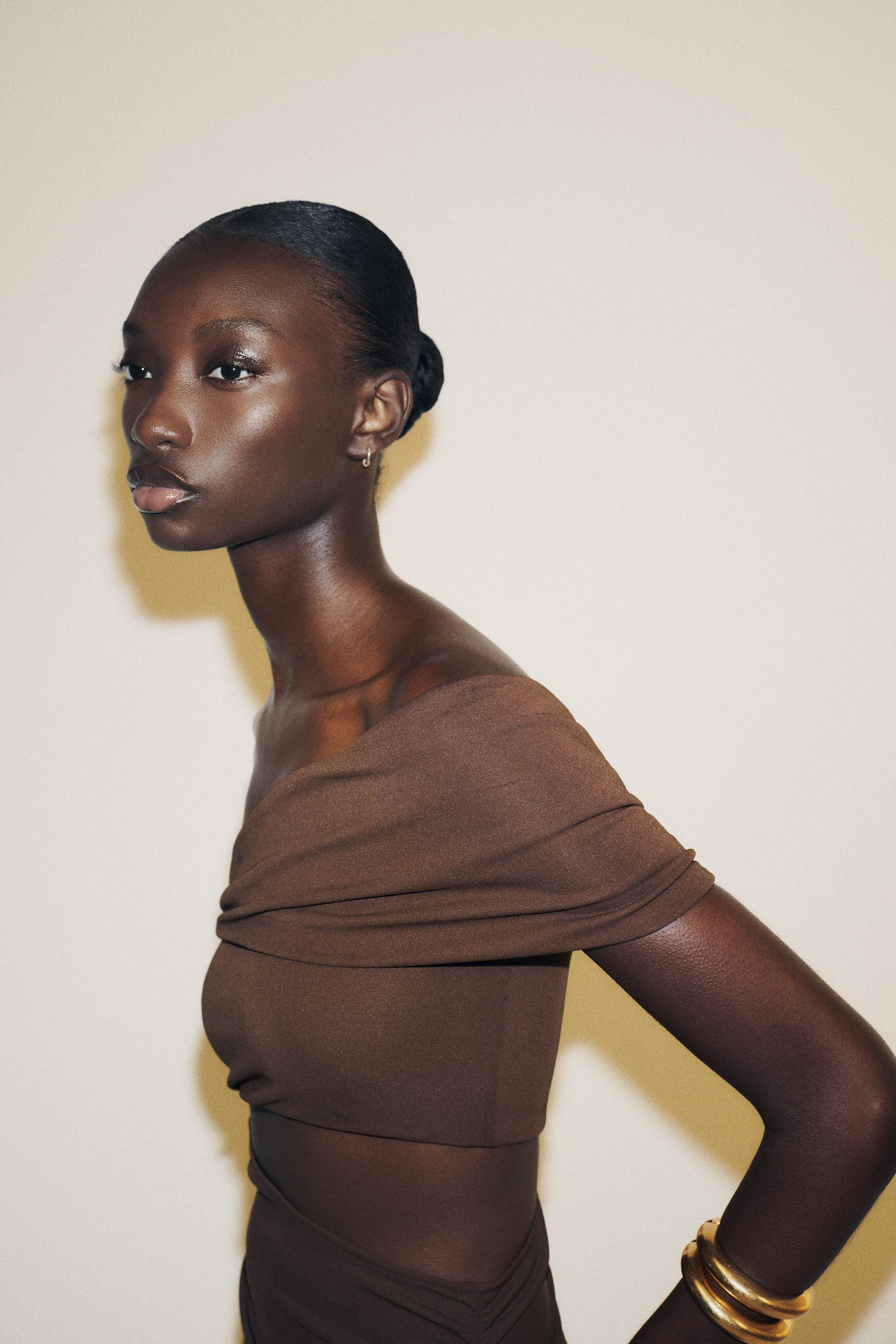 ASYMMETRIC CUT OUT MAXI DRESS