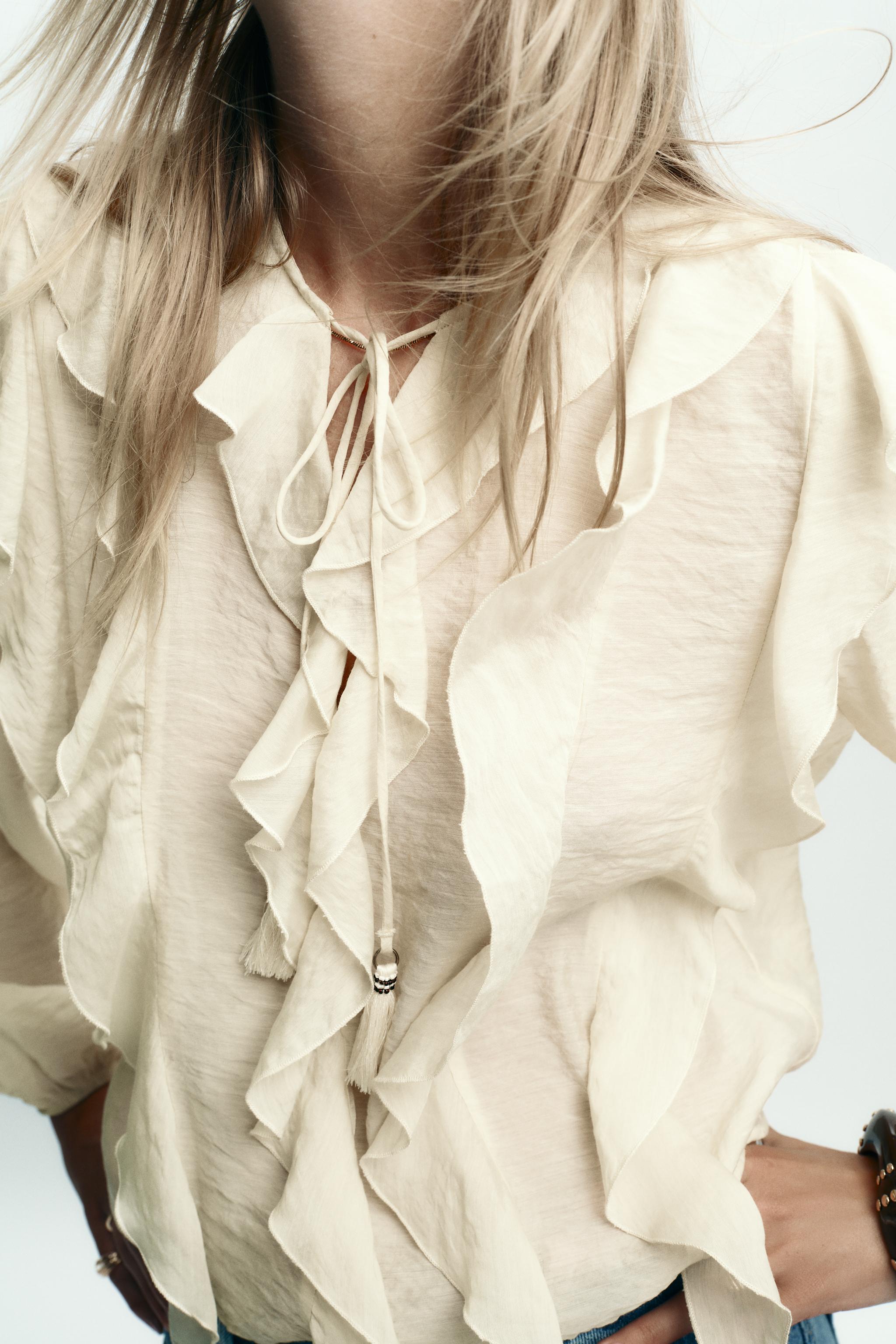 RUFFLED ROMANTIC BLOUSE