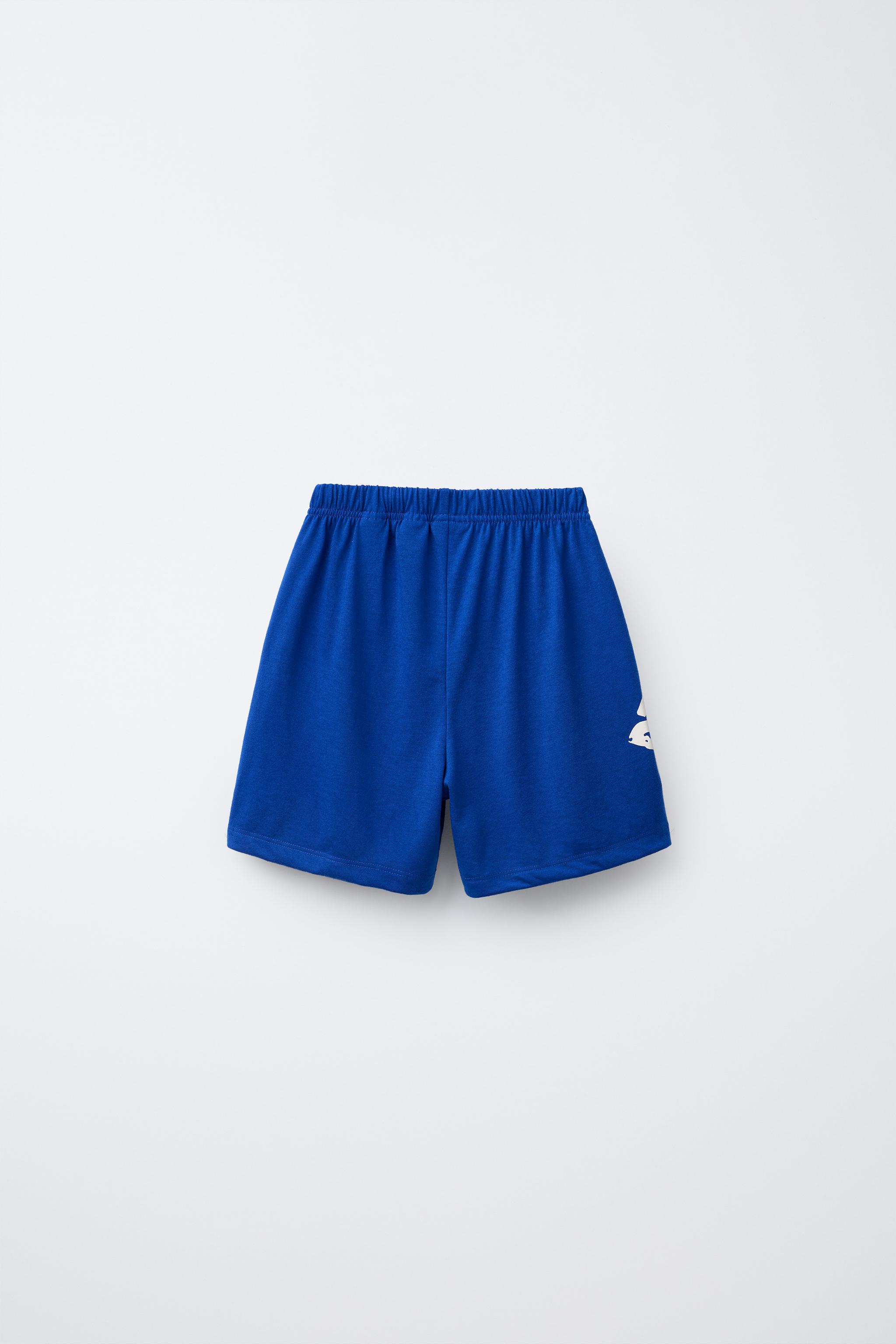 6-14 YEARS/ CAR T-SHIRT AND BERMUDA PAJAMAS