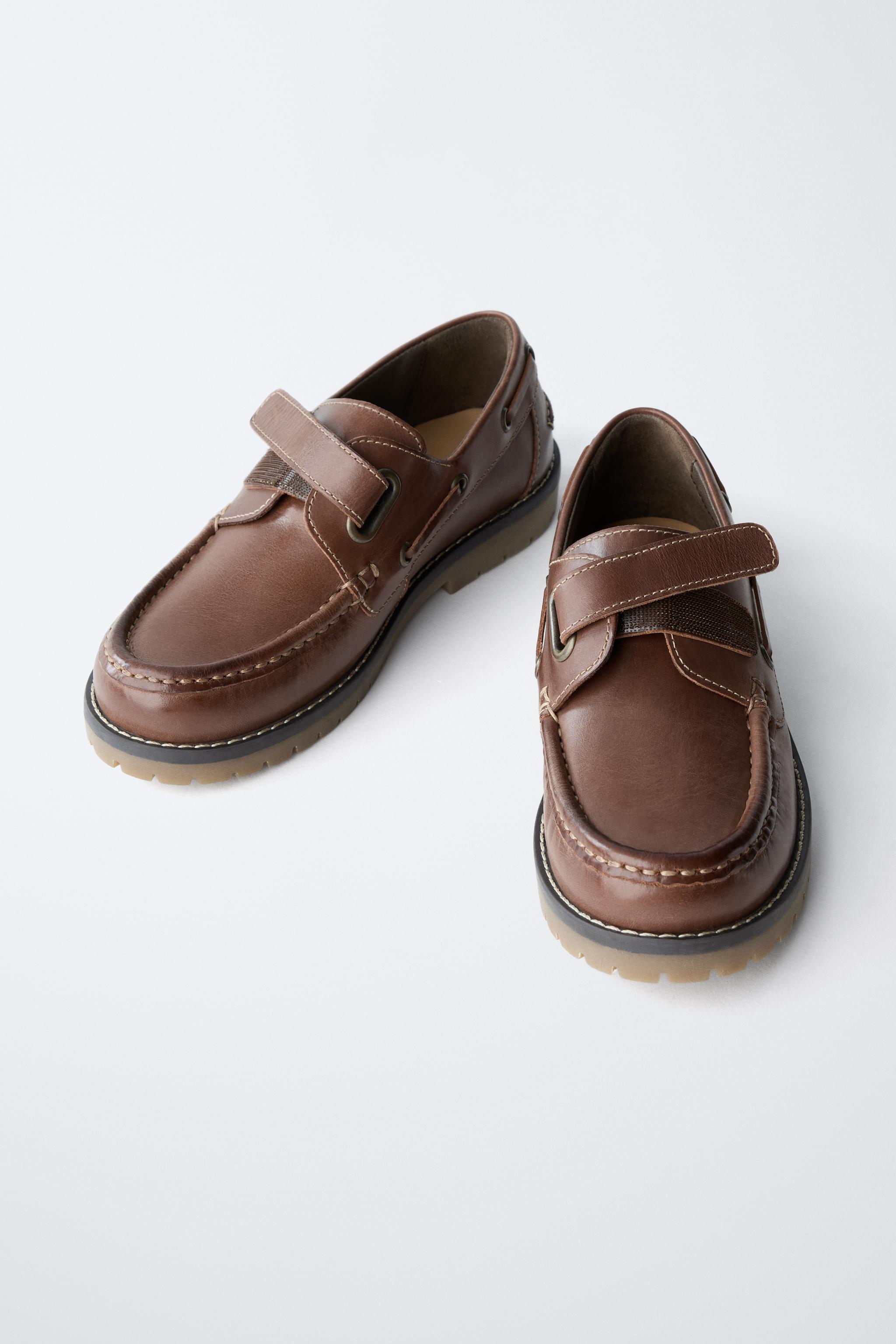 LEATHER DECK SHOES