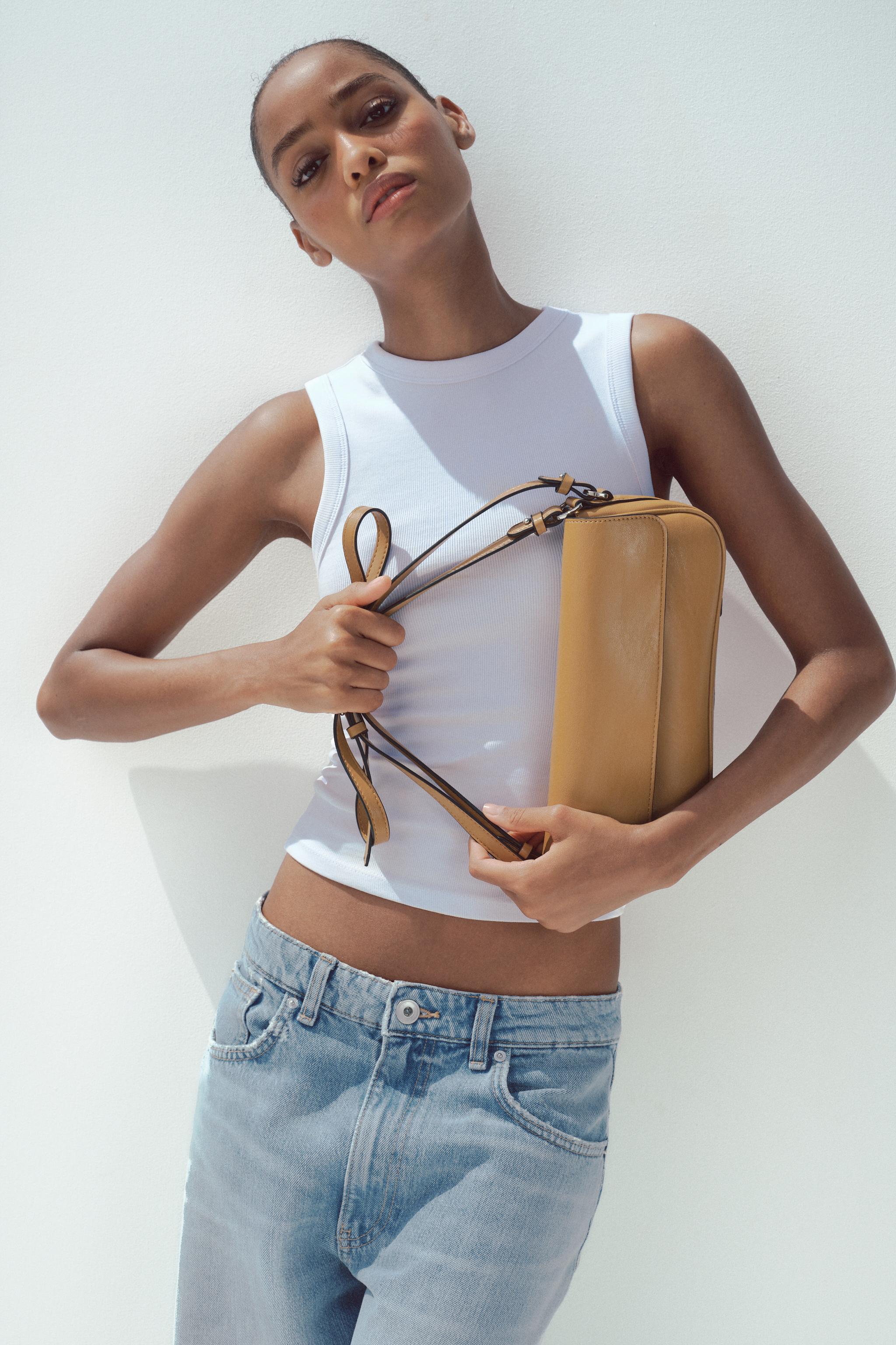 DOUBLE HANDLE CROSSBODY BAG