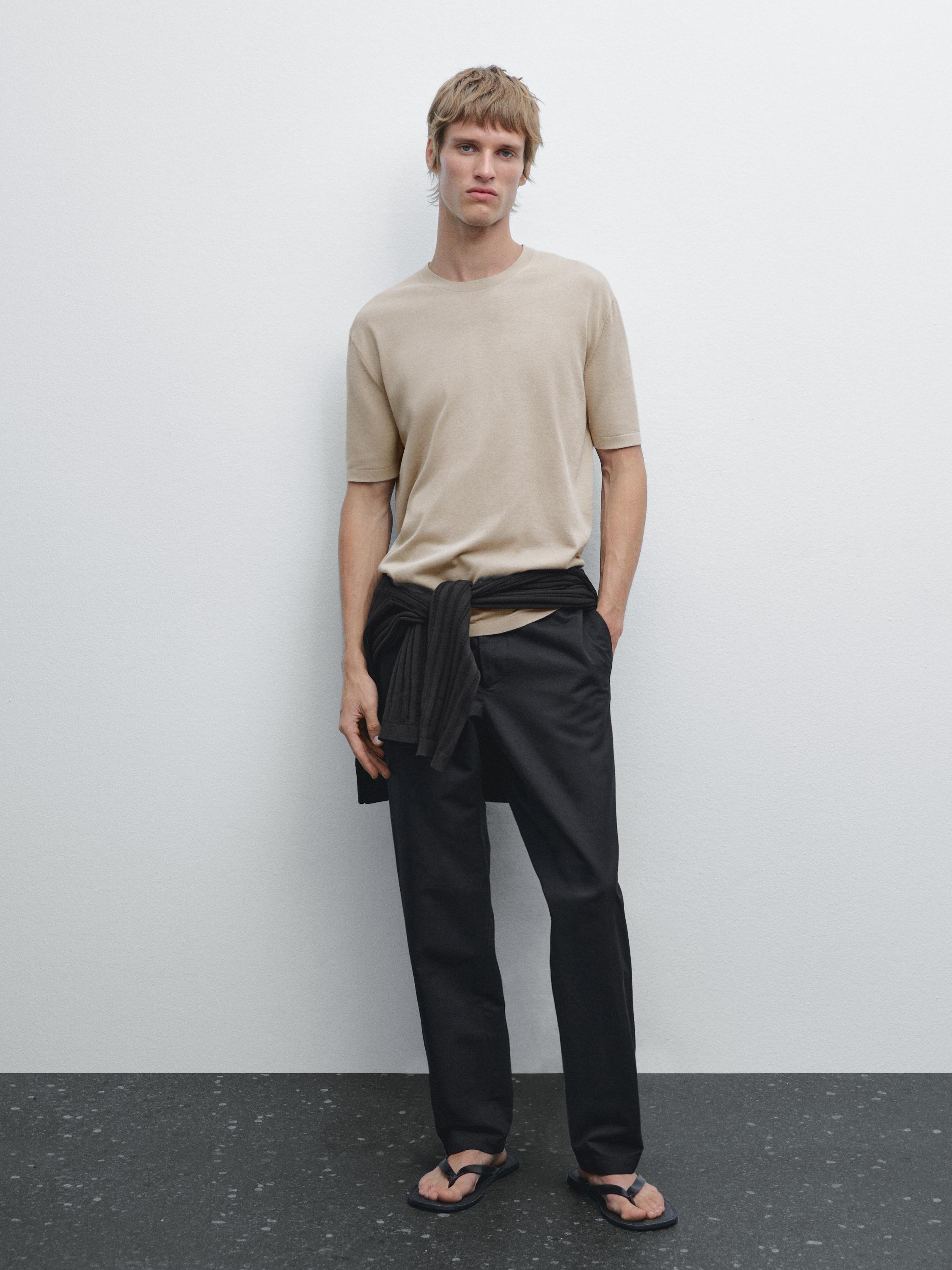 100% cotton knit T-shirt