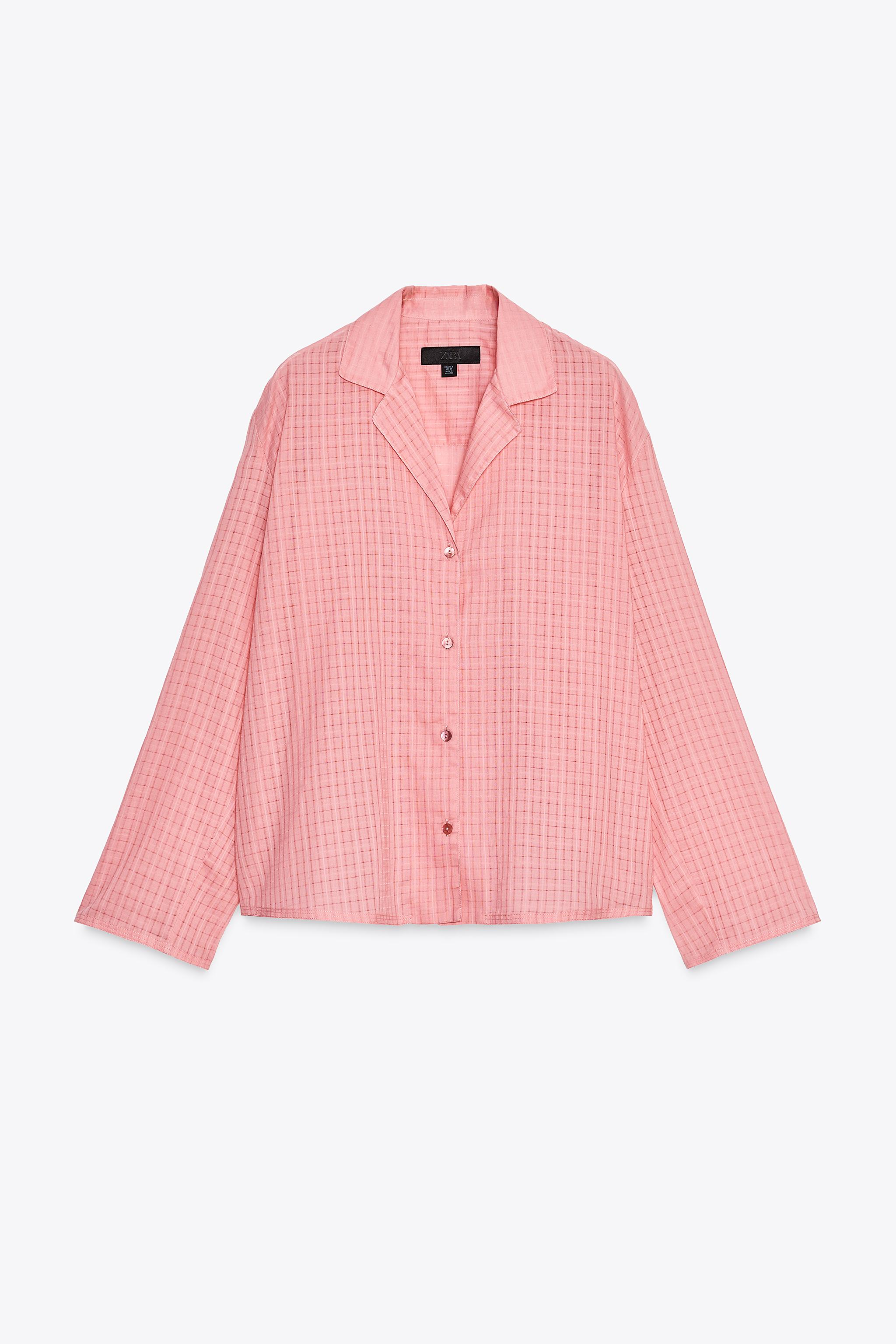 ZW COLLECTION PLAID PAJAMA SHIRT