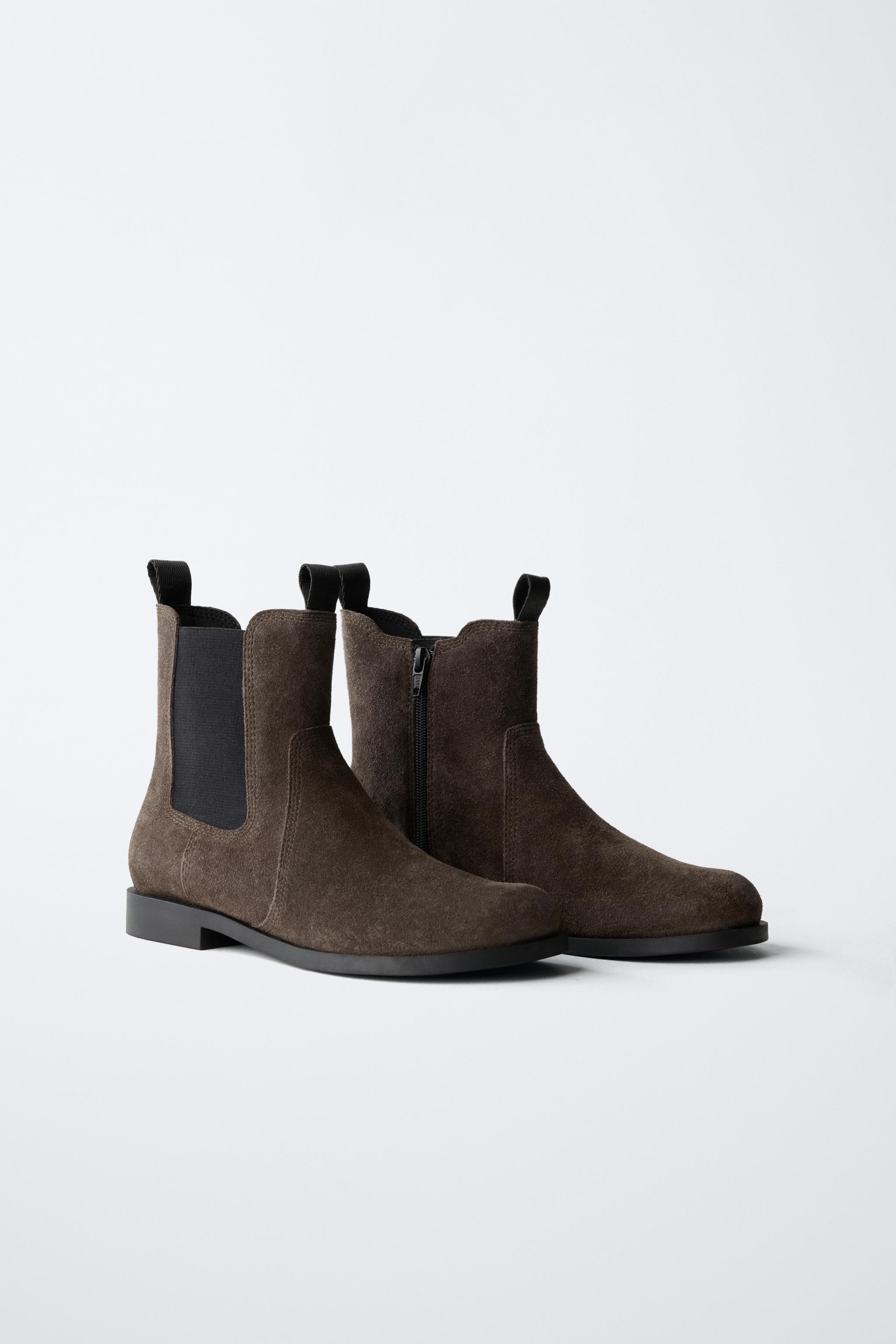 LEATHER CHELSEA ANKLE BOOTS