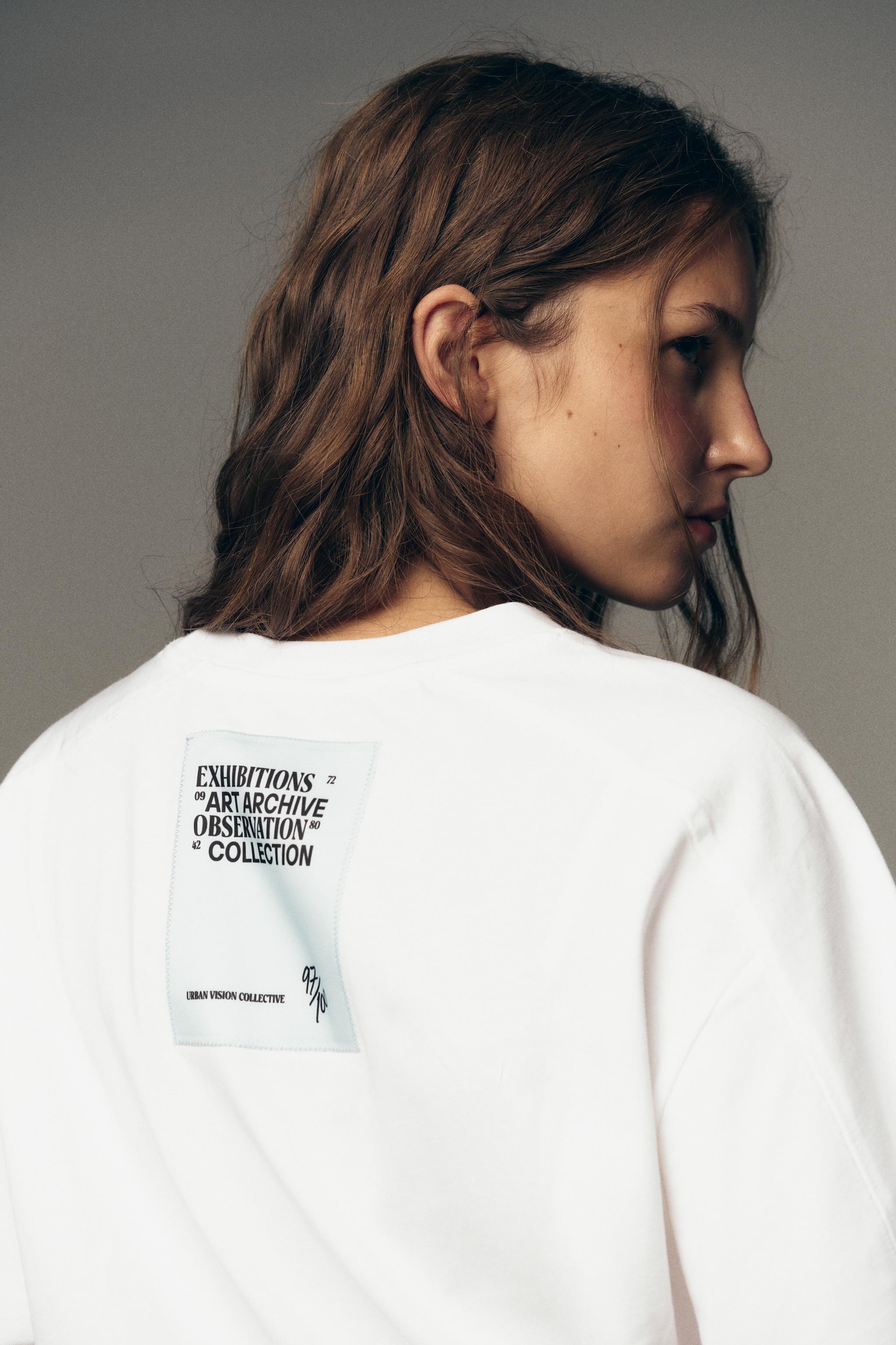 BOXY FIT T-SHIRT WITH LABEL