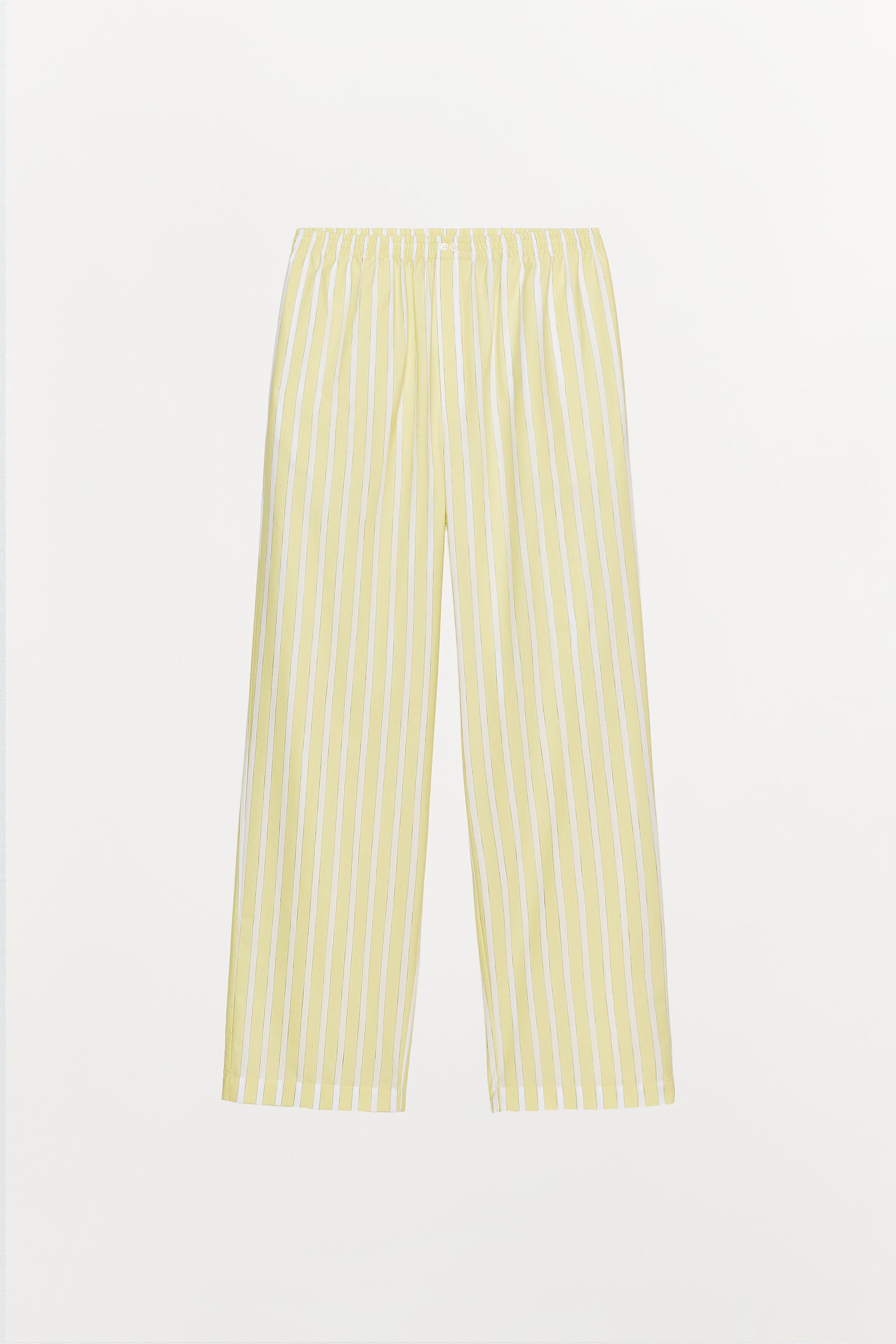 STRIPED PAJAMA PANTS