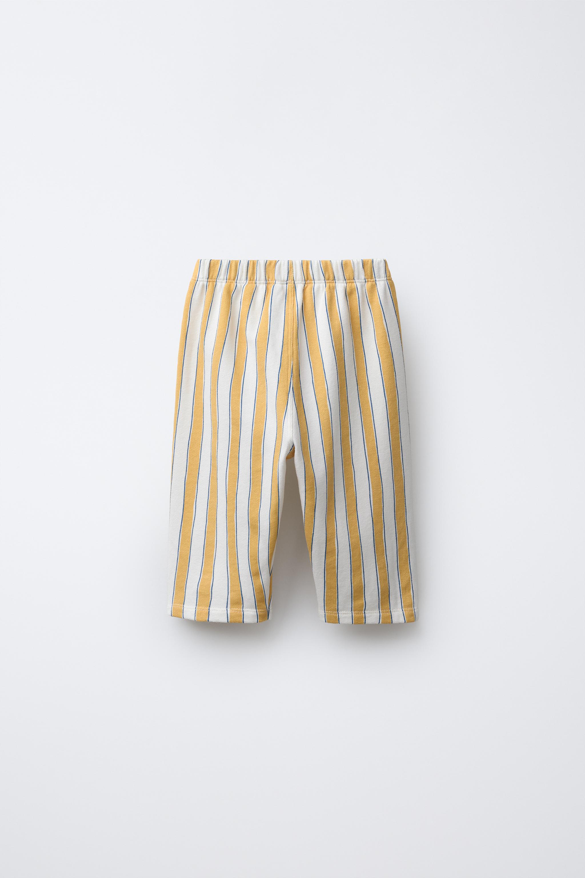 STRIPED BAGGY PANTS
