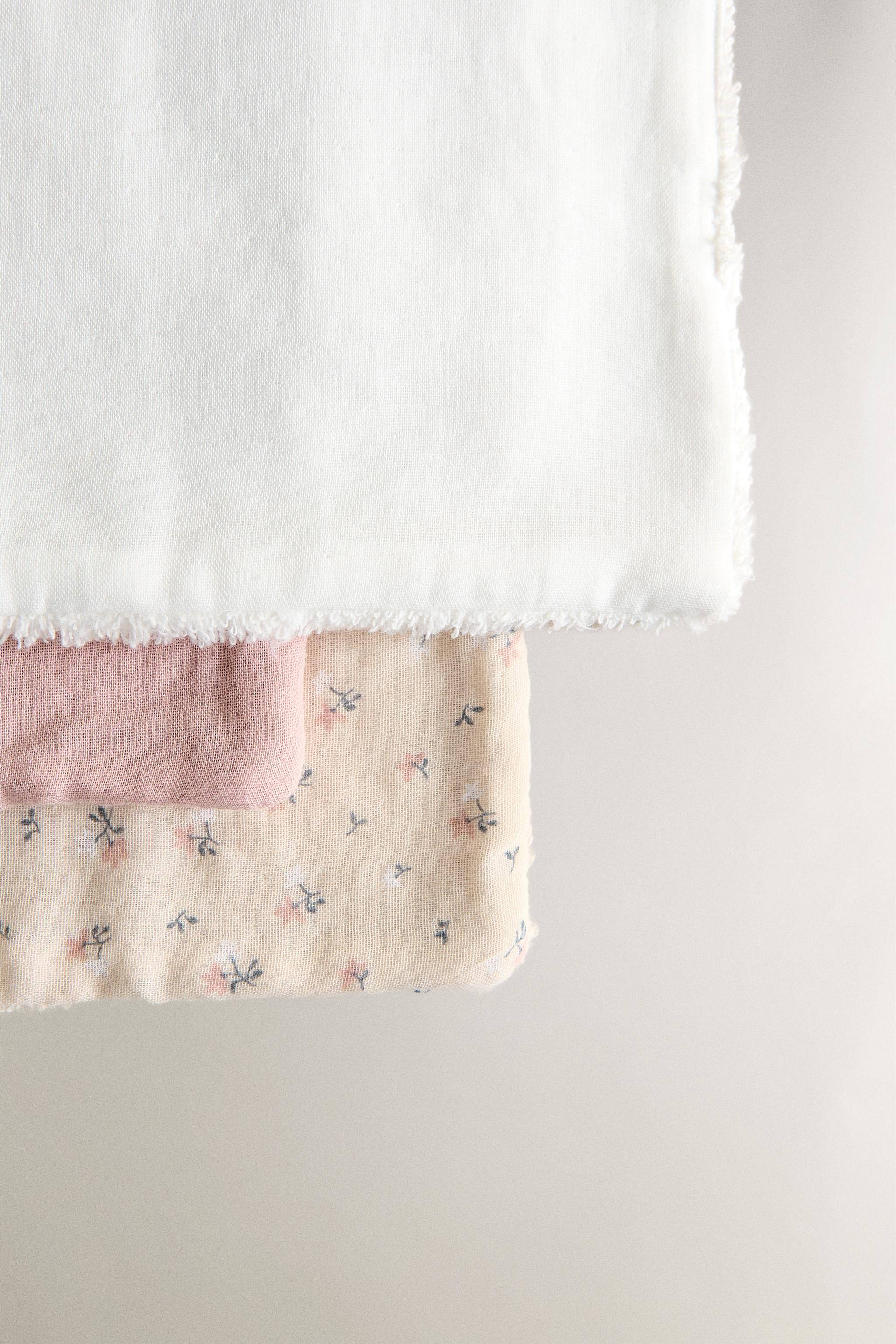 CHILDREN'S MINI TOWEL WITH TULIPS (SET OF 3)