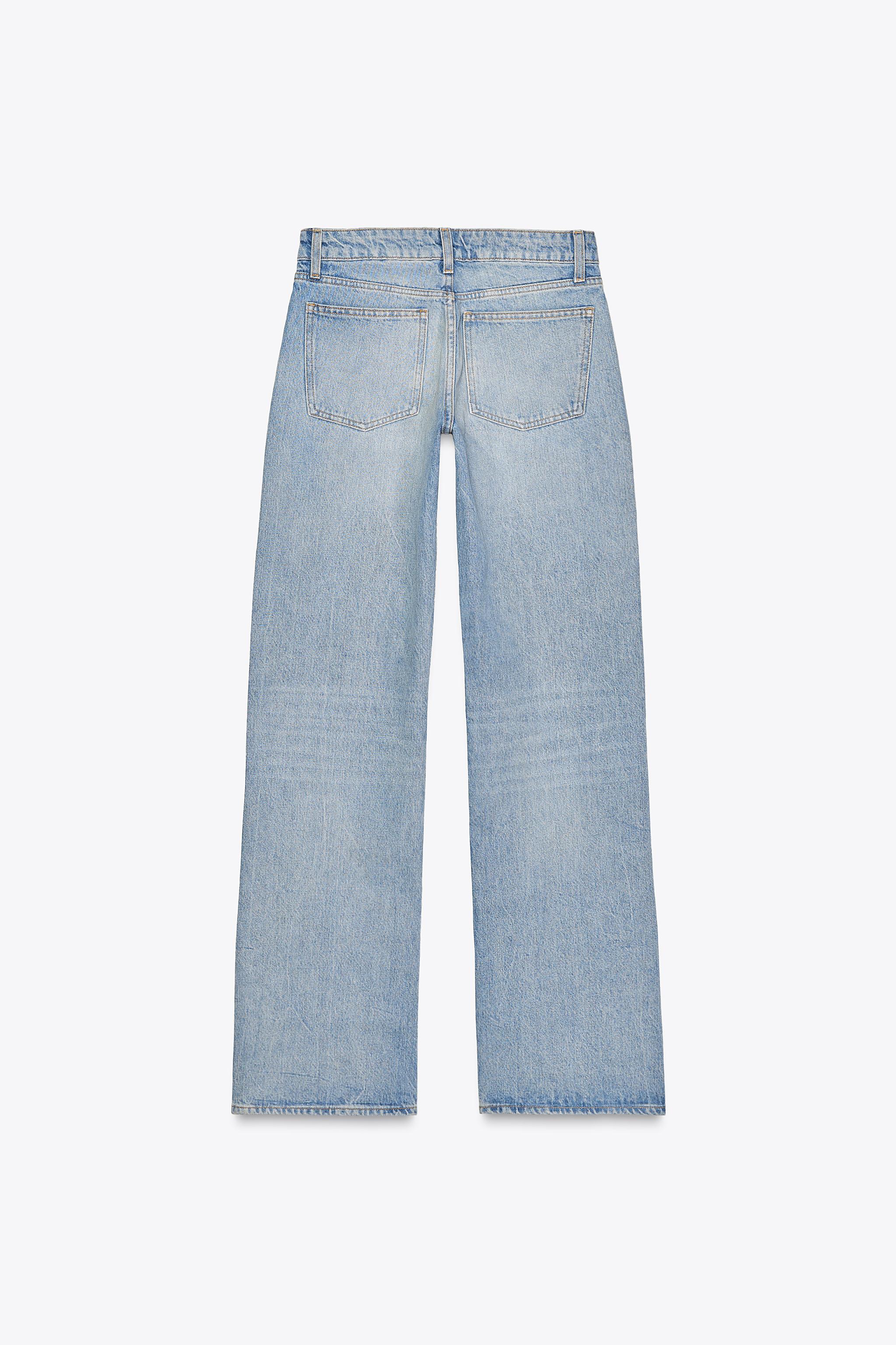 TRF LOW-RISE WIDE LEG JEANS