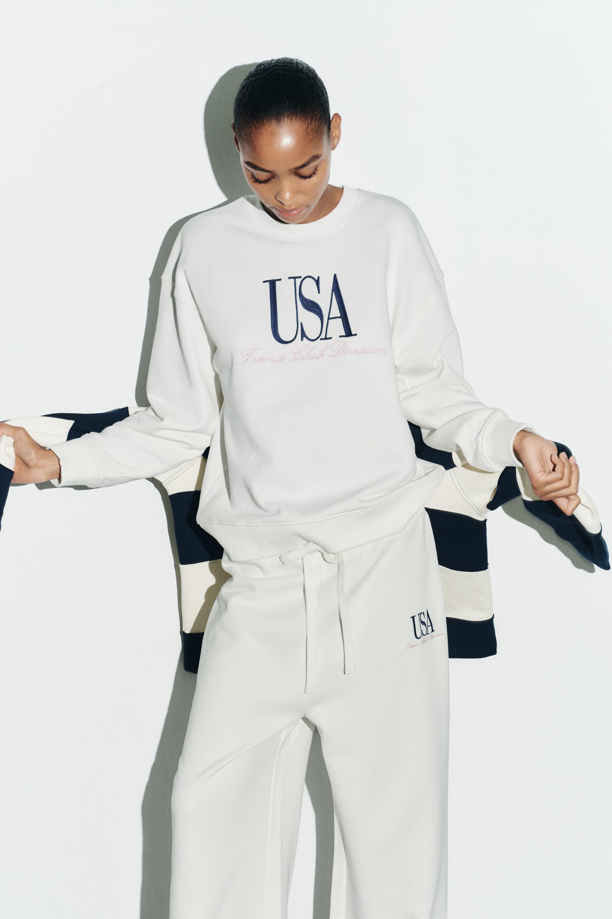 COTTON TEXT SWEATSHIRT