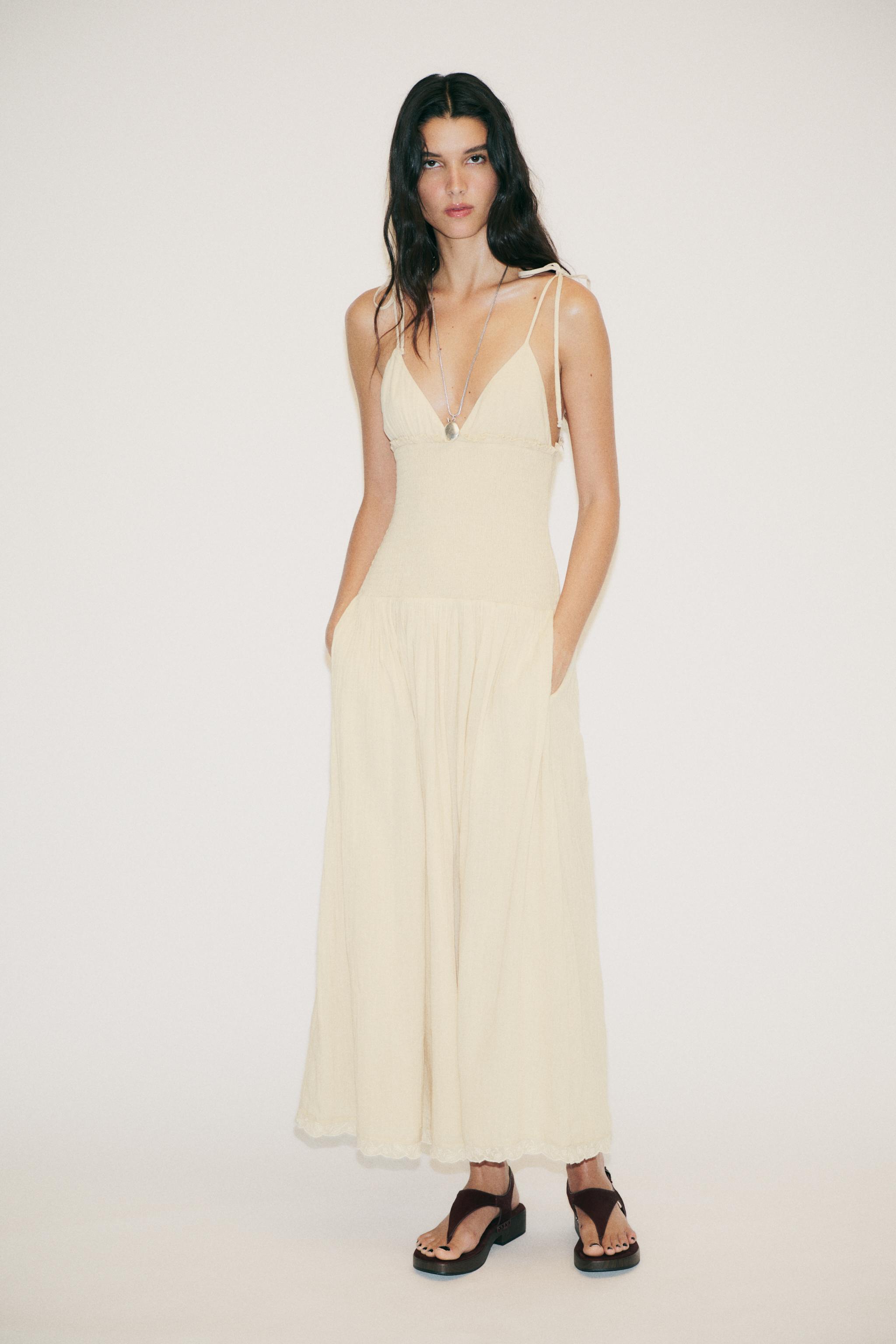 COMBINATION HONEYCOMB MIDI DRESS