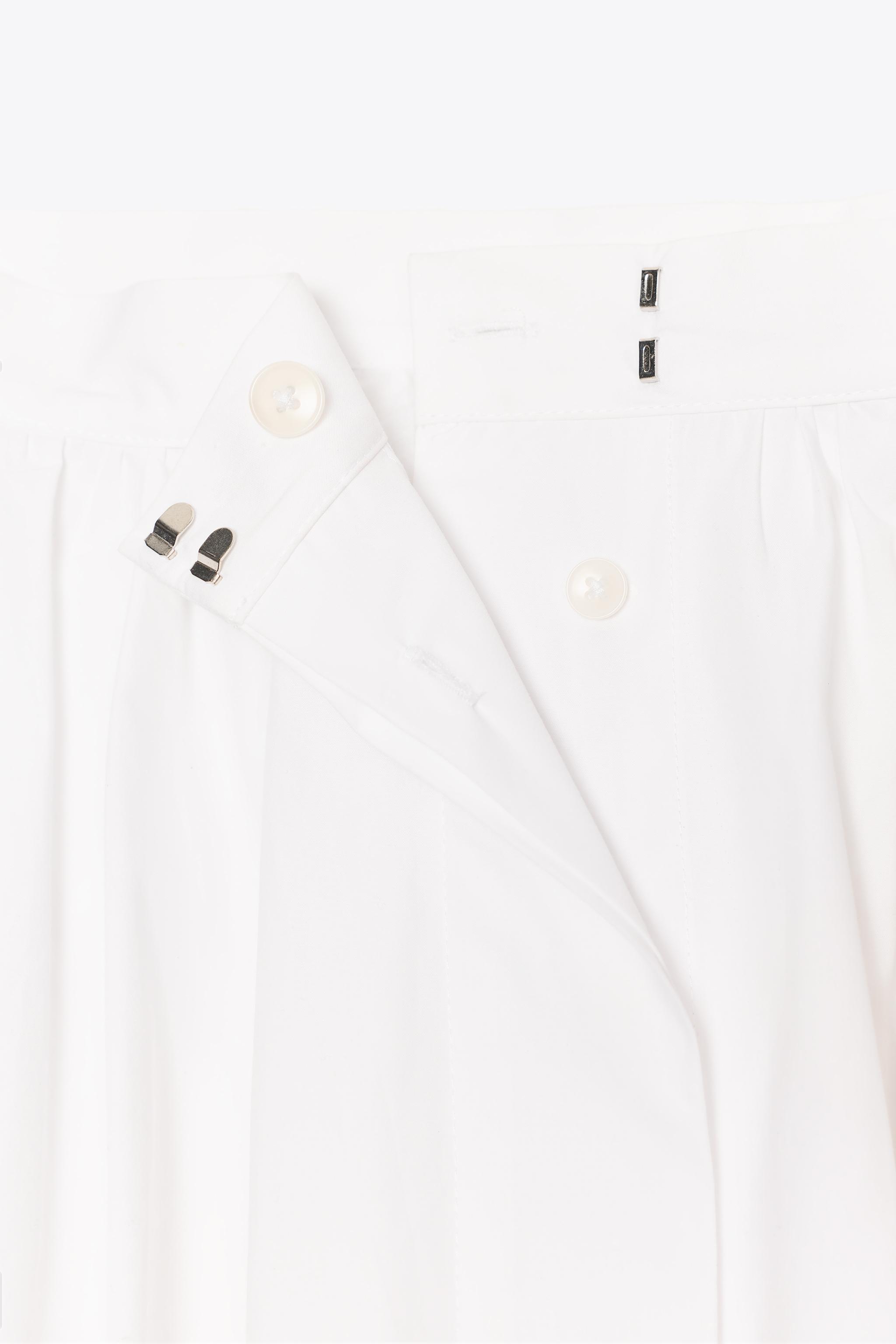 ZW COLLECTION POPLIN MIDI SKIRT