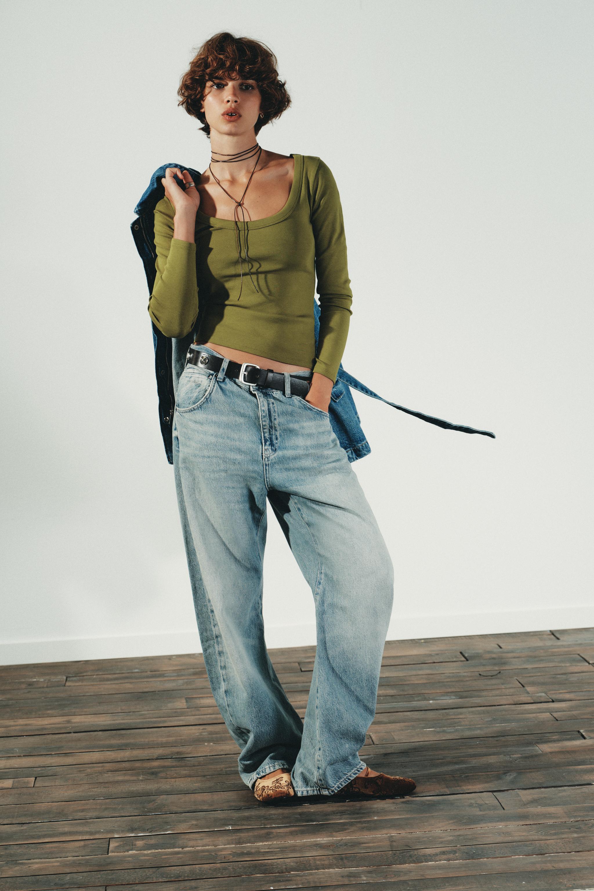 LONG SLEEVE RIB T-SHIRT