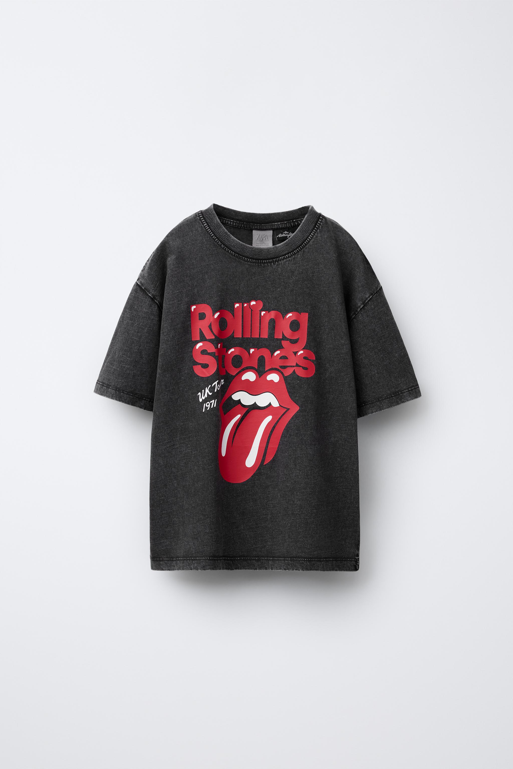 WASHED EFFECT ROLLING STONES © T-SHIRT