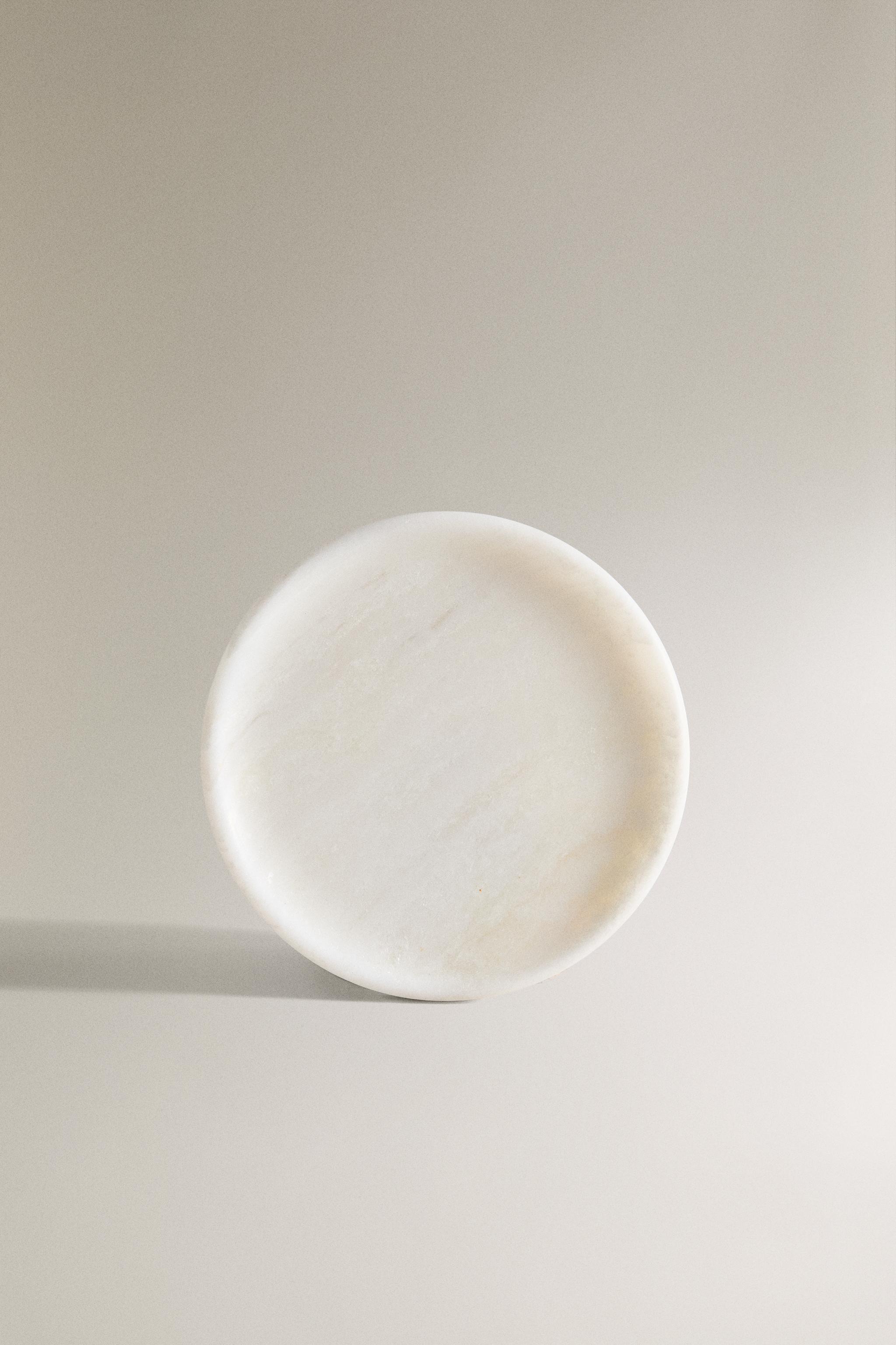 WHITE MARBLE BATHROOM SOAP DISH