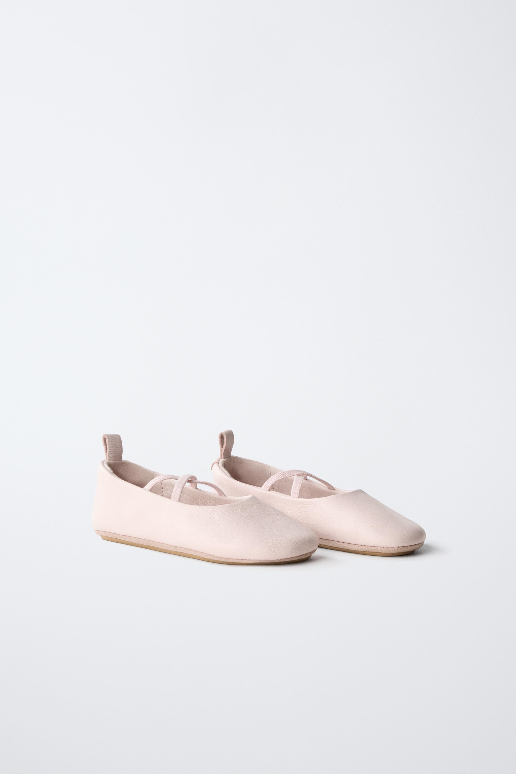 LEATHER BALLET FLATS