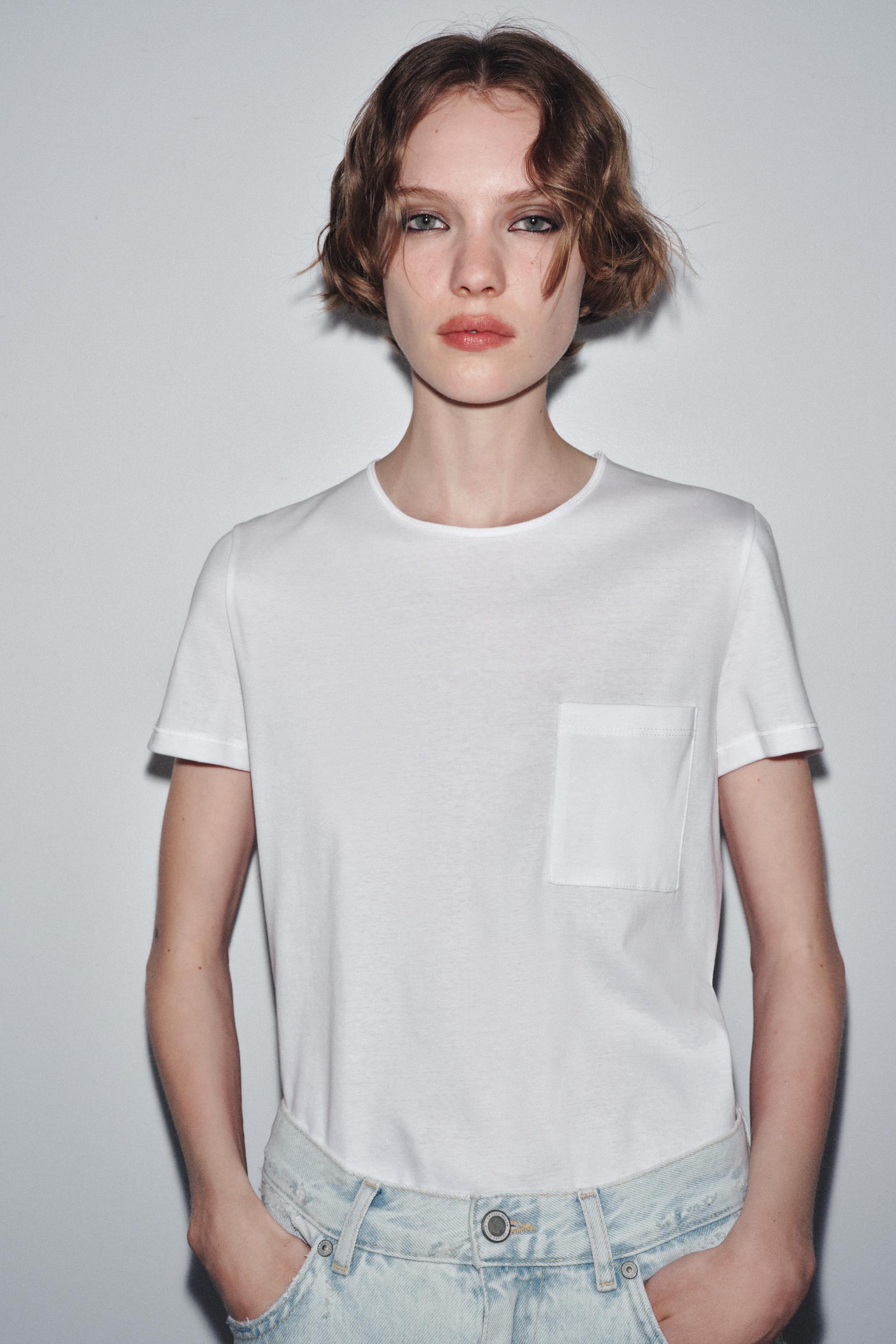 MERCERIZED COTTON T-SHIRT