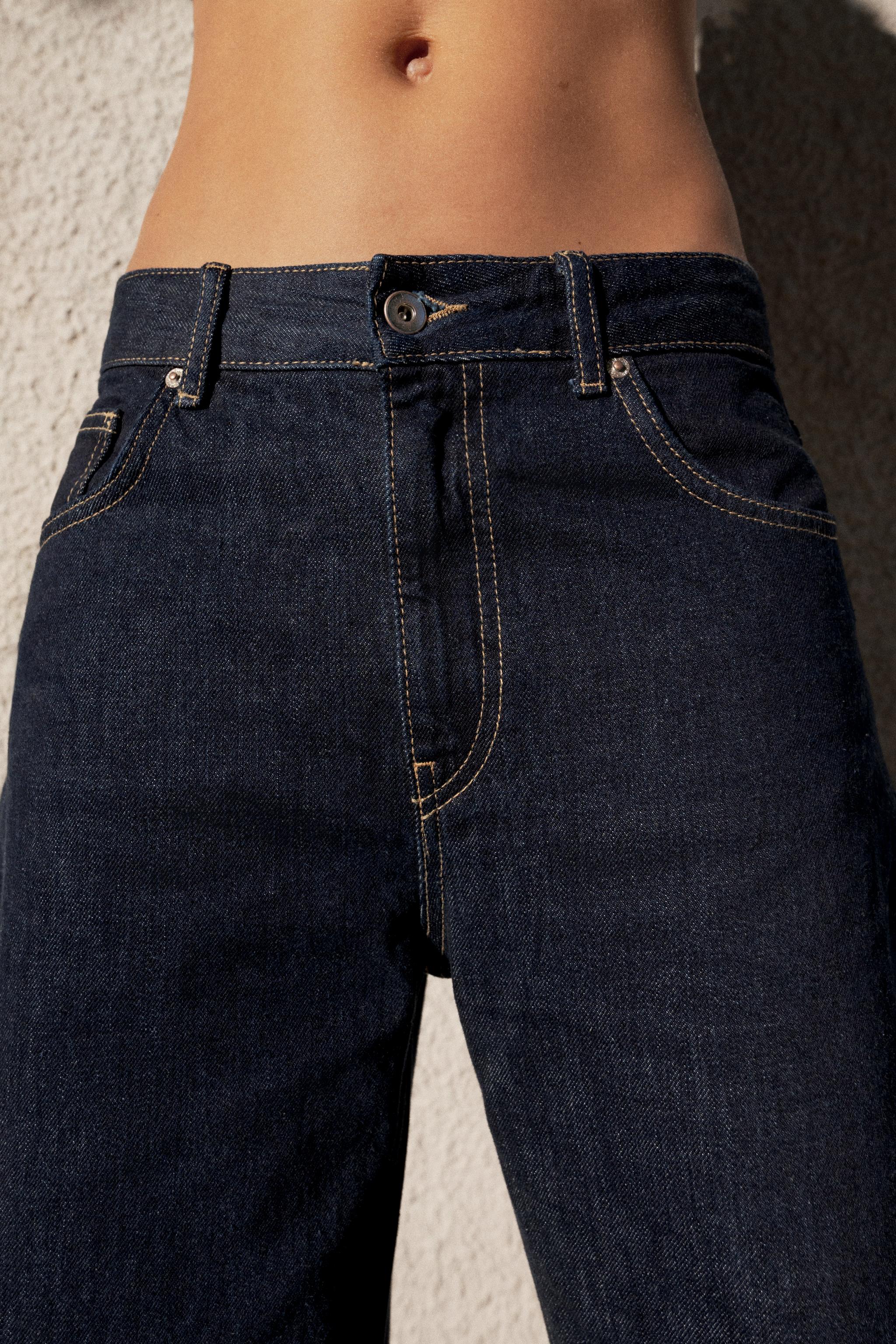 HIGH WAIST BARREL TRF JEANS