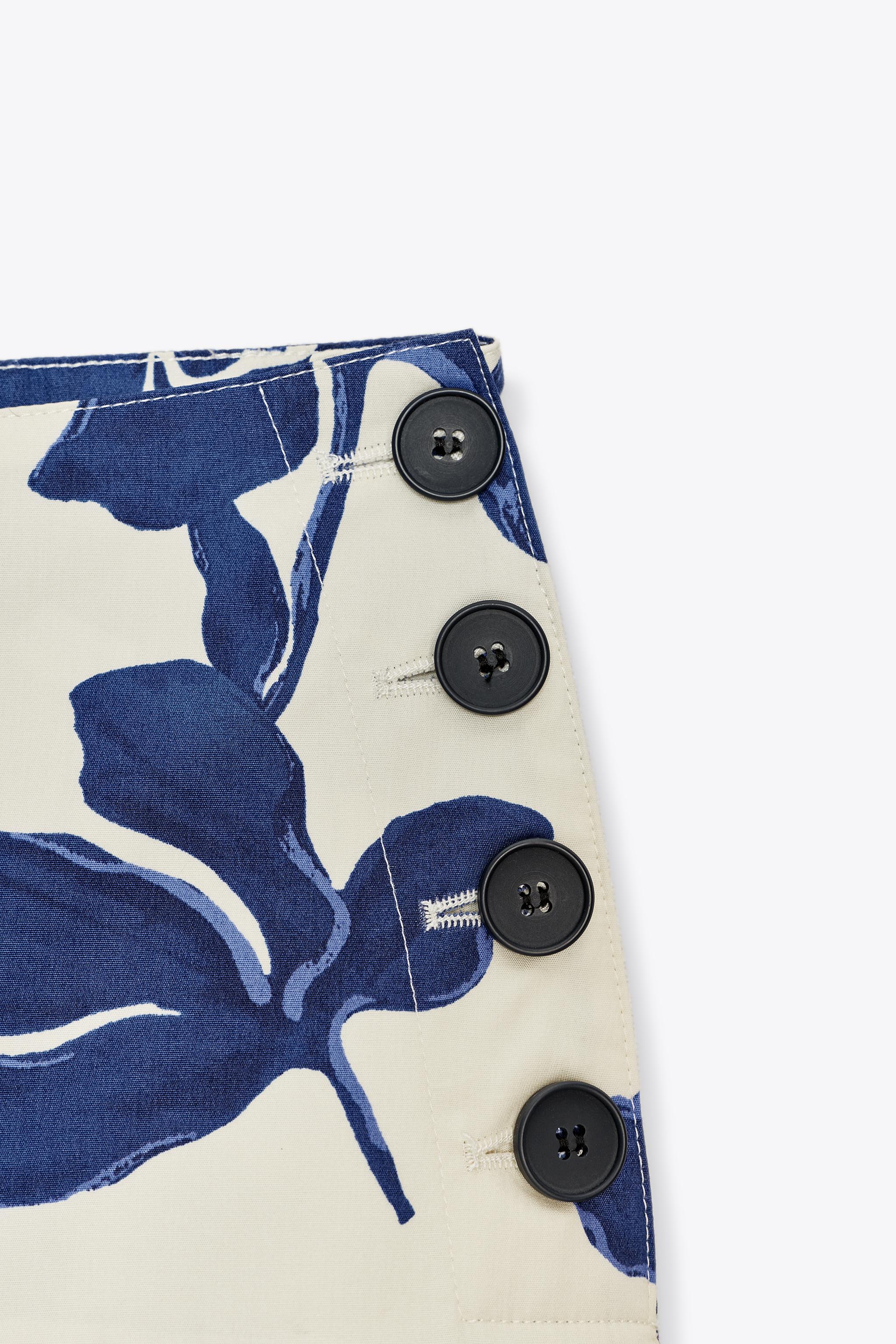 ZW COLLECTION FLORAL MIDI SKIRT