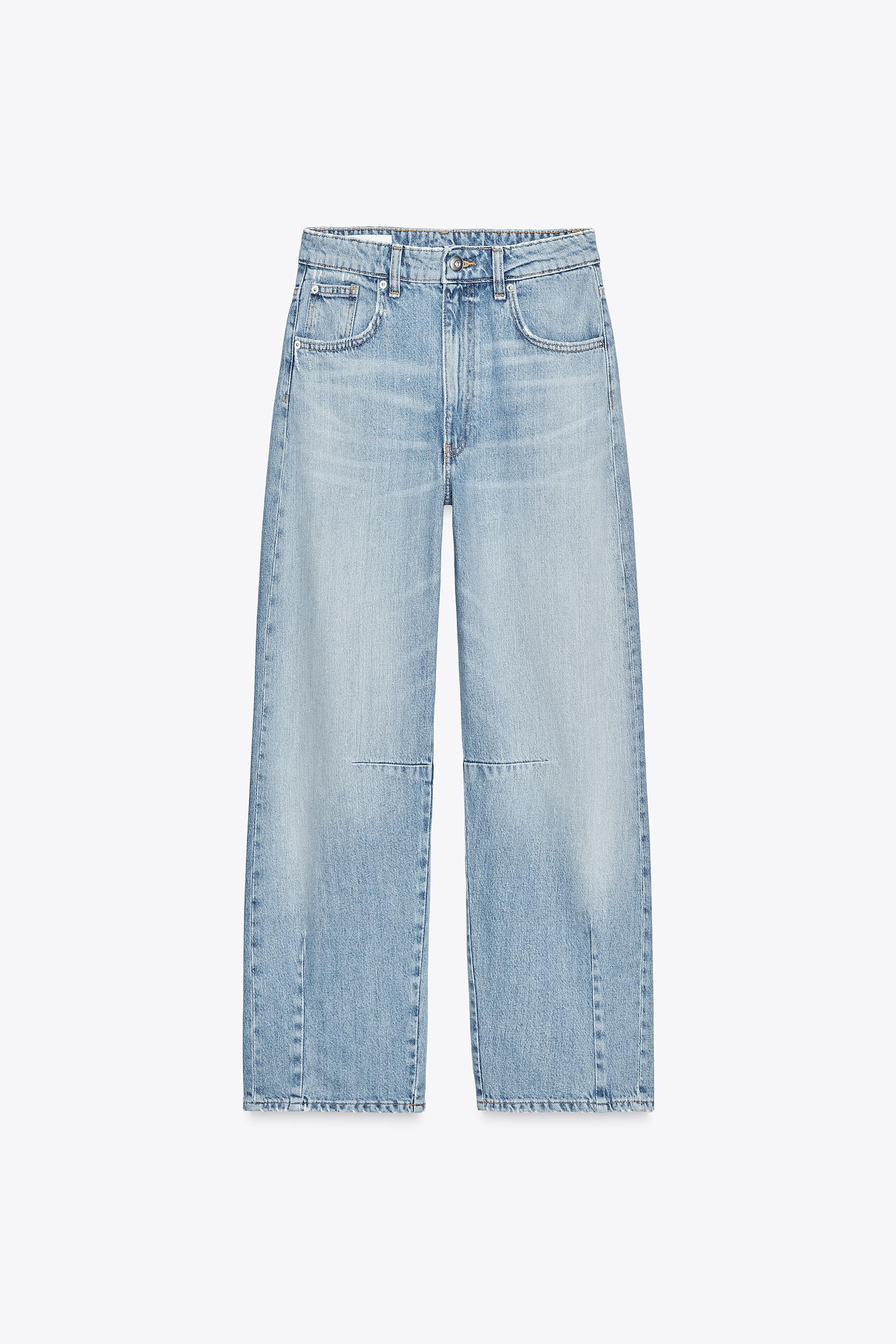 TRF MID-RISE BAGGY BALLOON JEANS