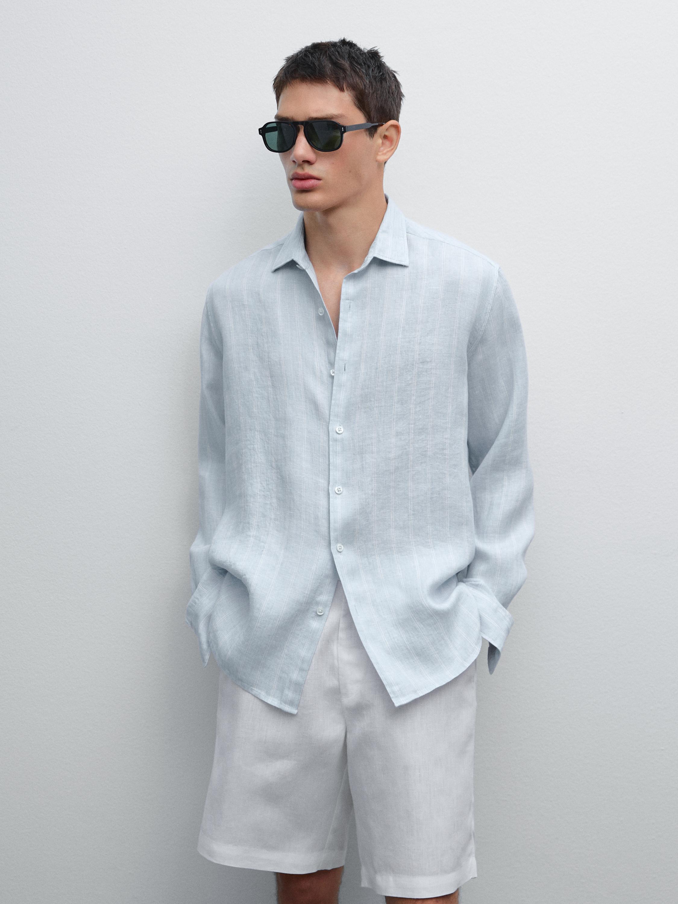 Regular fit double-stripe shirt