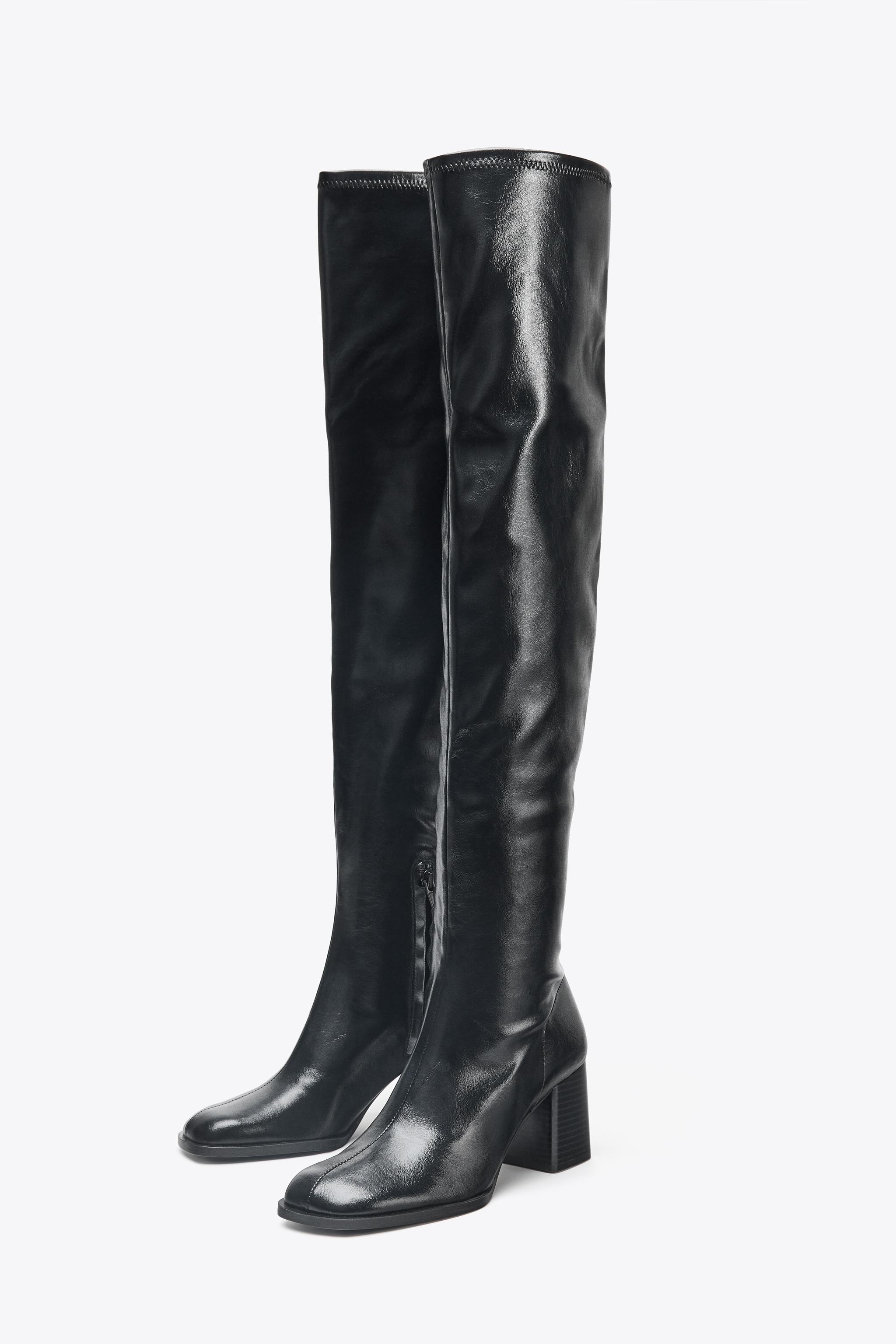 HIGH SHAFT HEELED BOOTS