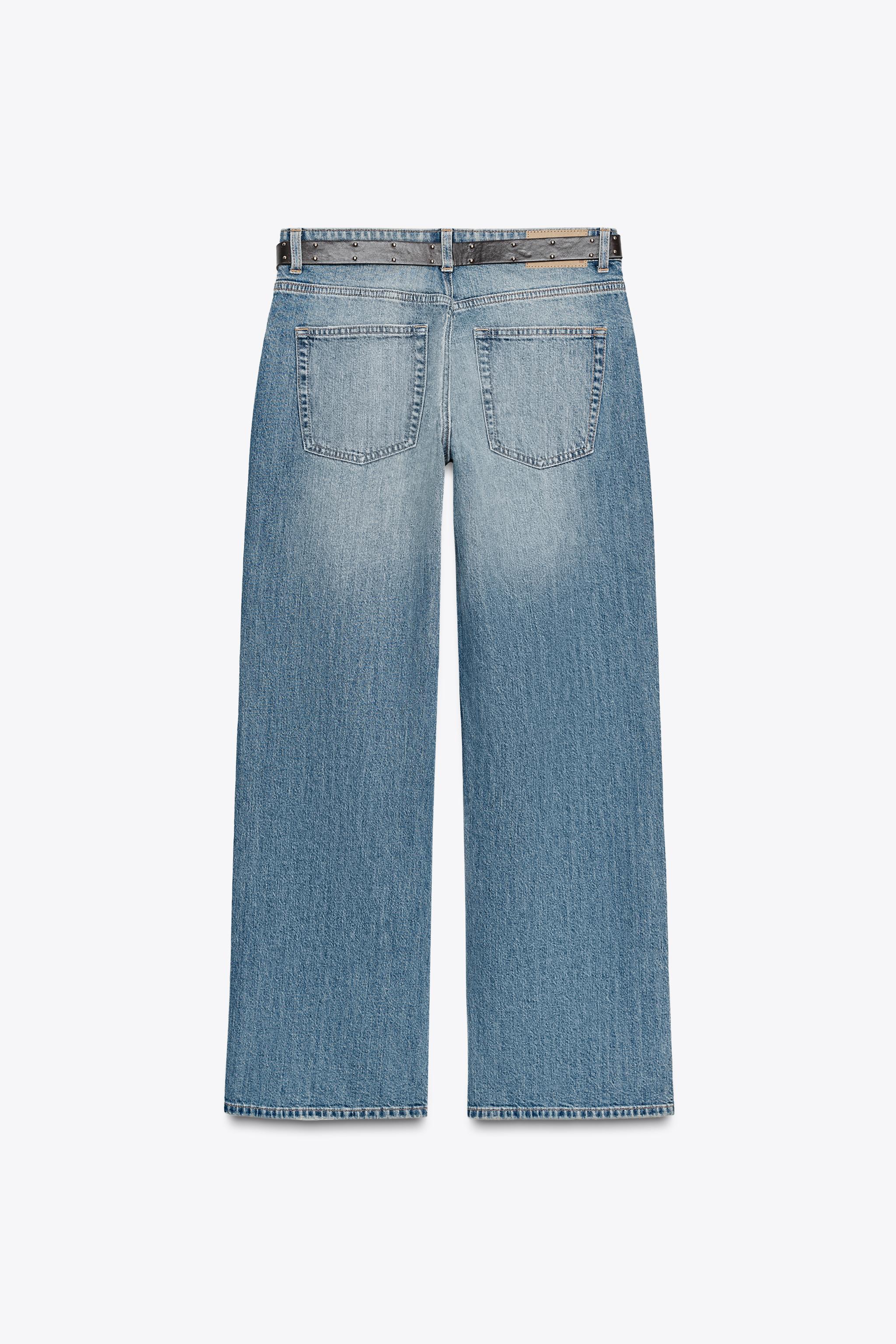 Z1975 MID-RISE STRAIGHT BELTED JEANS