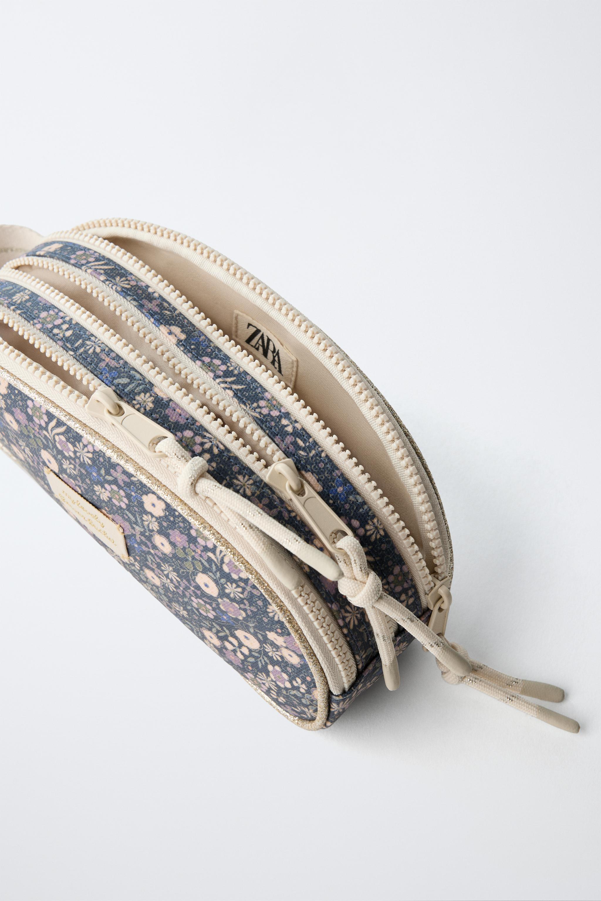 FLORAL SCHOOL PENCIL CASE