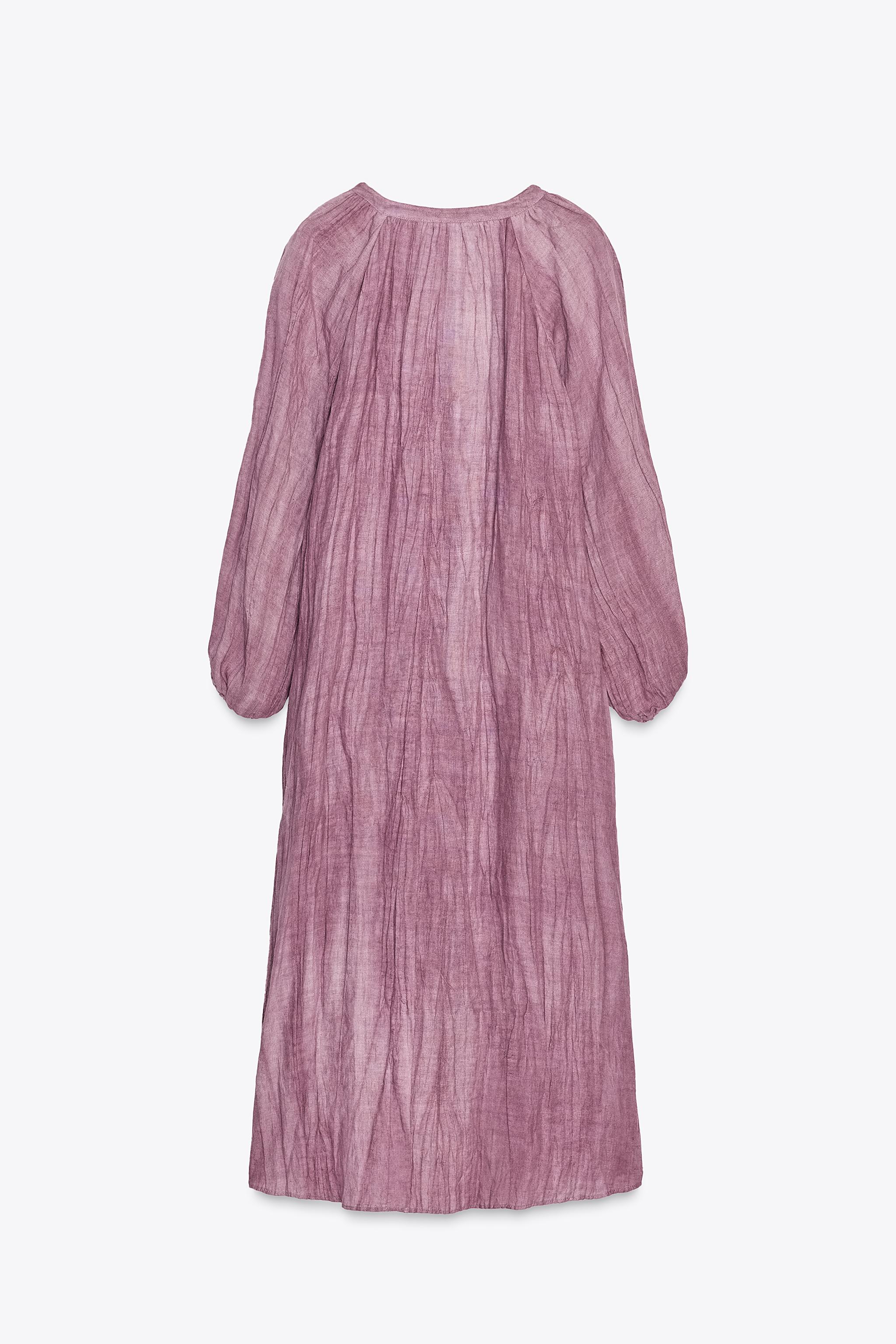 ZW COLLECTION TIE-DYE LINEN TUNIC DRESS