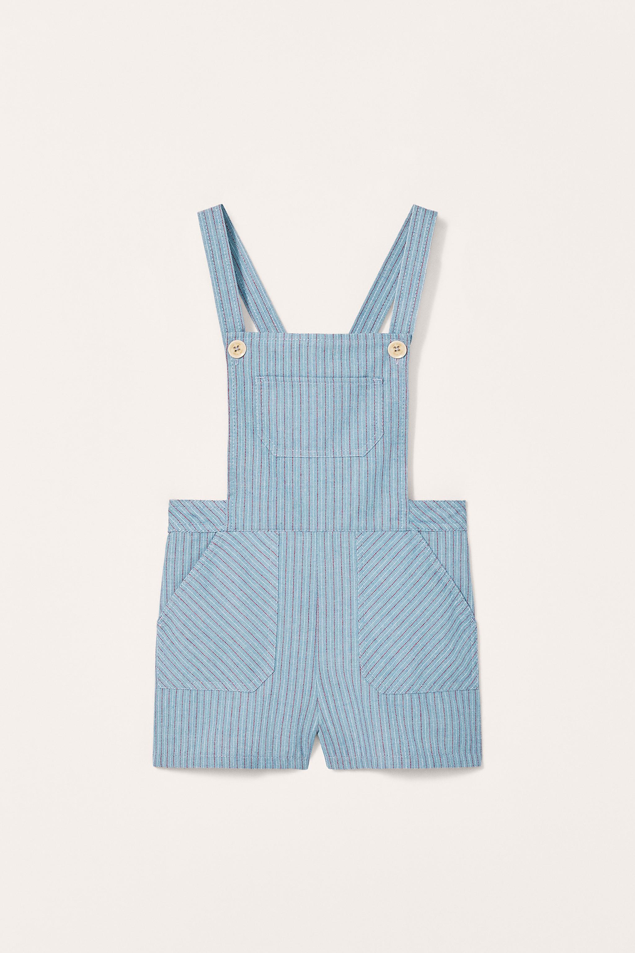STRIPED OVERALL SHORTS LIMITED EDITION