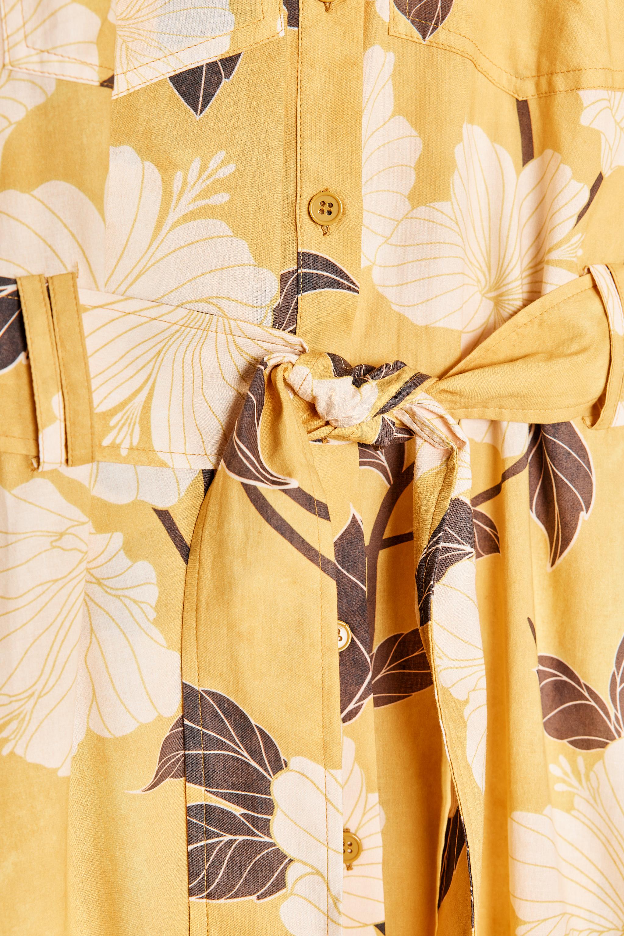 ZW COLLECTION PRINTED SHIRT DRESS